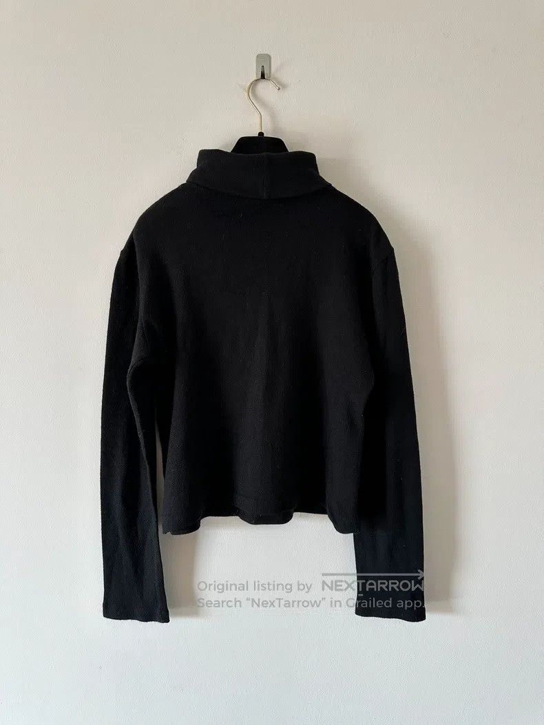 Fendi Fendi Rhinestone Logo Women's Black Knitted Sweater Size M / US 6-8 / IT 42-44 - 2 Thumbnail