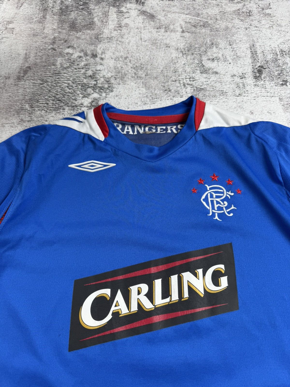 Umbro Rangers Glasgow 2006/2007 Blue Home Umbro Soccer Football T Shirt Jersey Kit Size US S / EU 44-46 / 1 - 8 Thumbnail