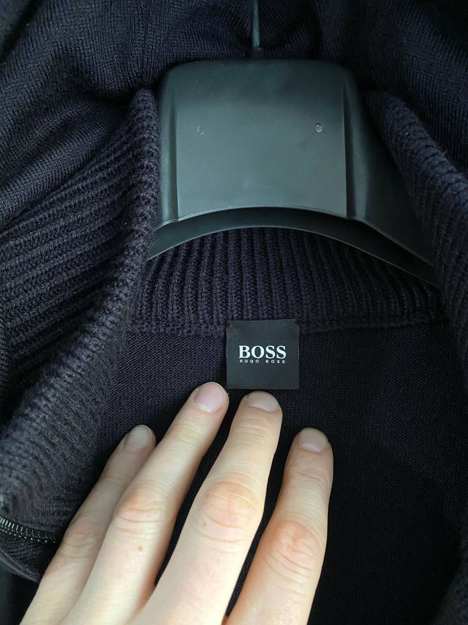 Hugo Boss Hugo Boss Kennsington Men's Blend Knitted Hooded Jacket, XL Size US XL / EU 56 / 4 - 17 Thumbnail