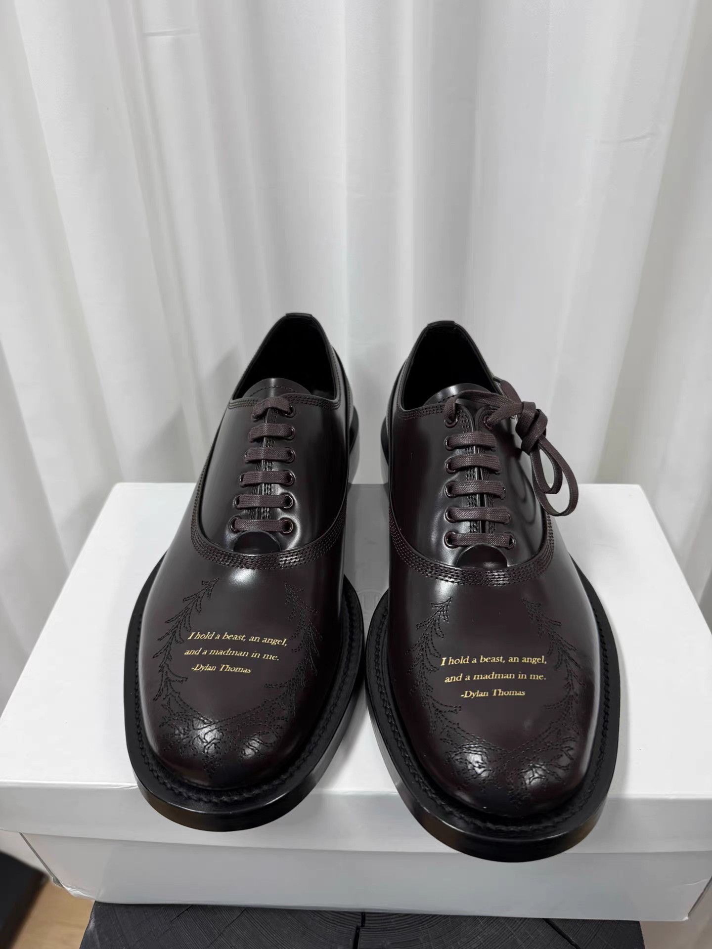 Undercover UNDERCOVER 20SS Poem Derby Shoes K20 Size US 9 / EU 42 - 1 Thumbnail