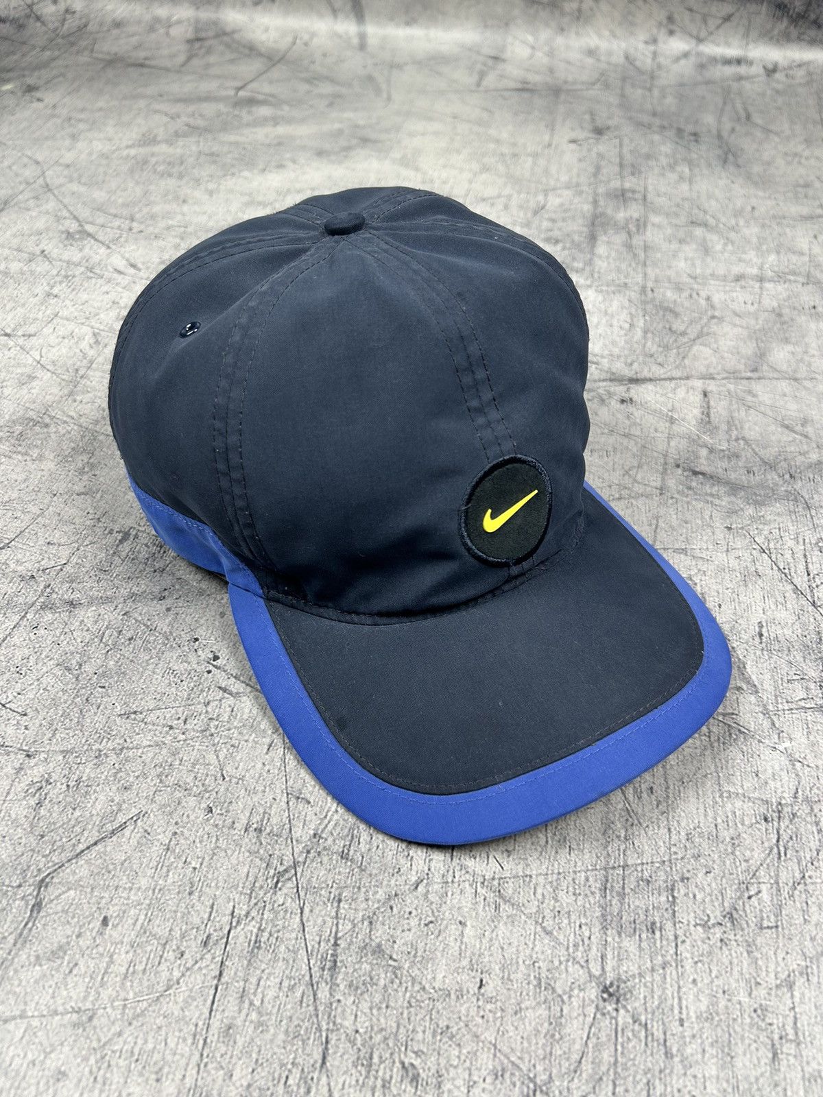 Nike × Vintage Vintage Nike Swoosh Logo Nylon Cap drill y2k alyx Size ONE SIZE - 4 Thumbnail