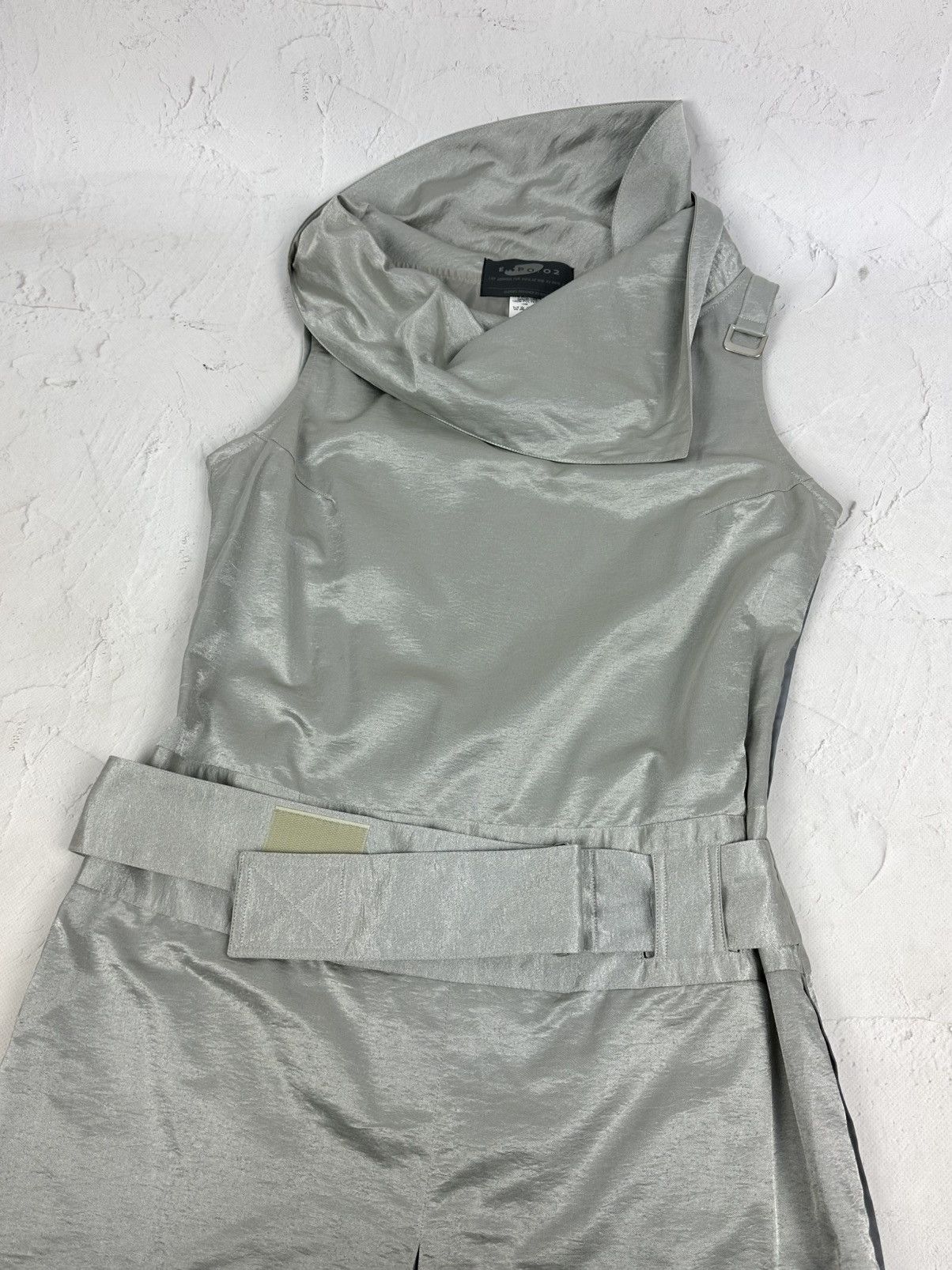 If Six Was Nine Vintage Belted Reflective Line Midi Dress Size S / US 4 / IT 40 - 3 Thumbnail