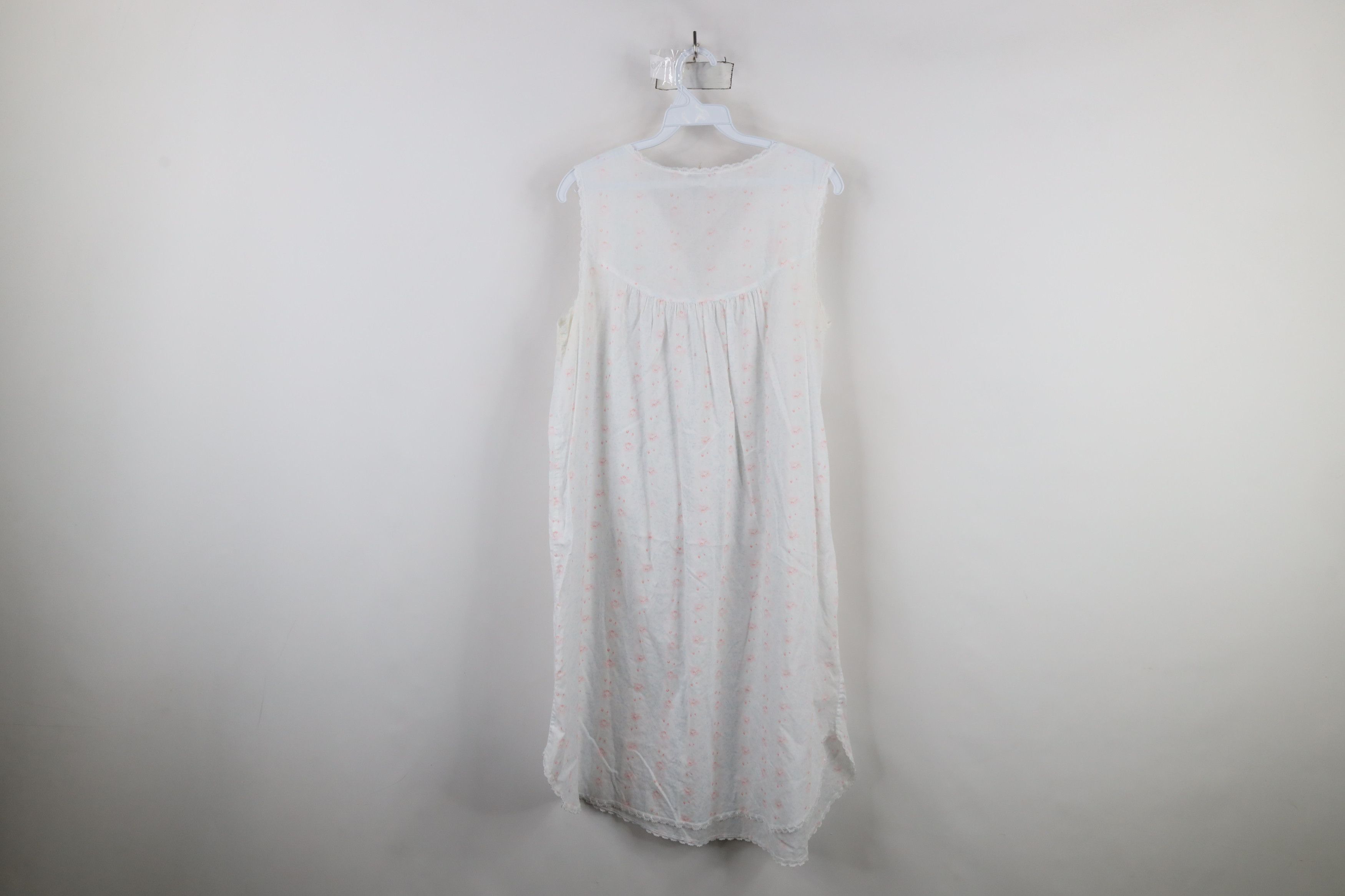 Vintage Vintage 90s Miss Elaine Lace Knit Sleeveless Night Gown Size M / US 6-8 / IT 42-44 - 11 Thumbnail