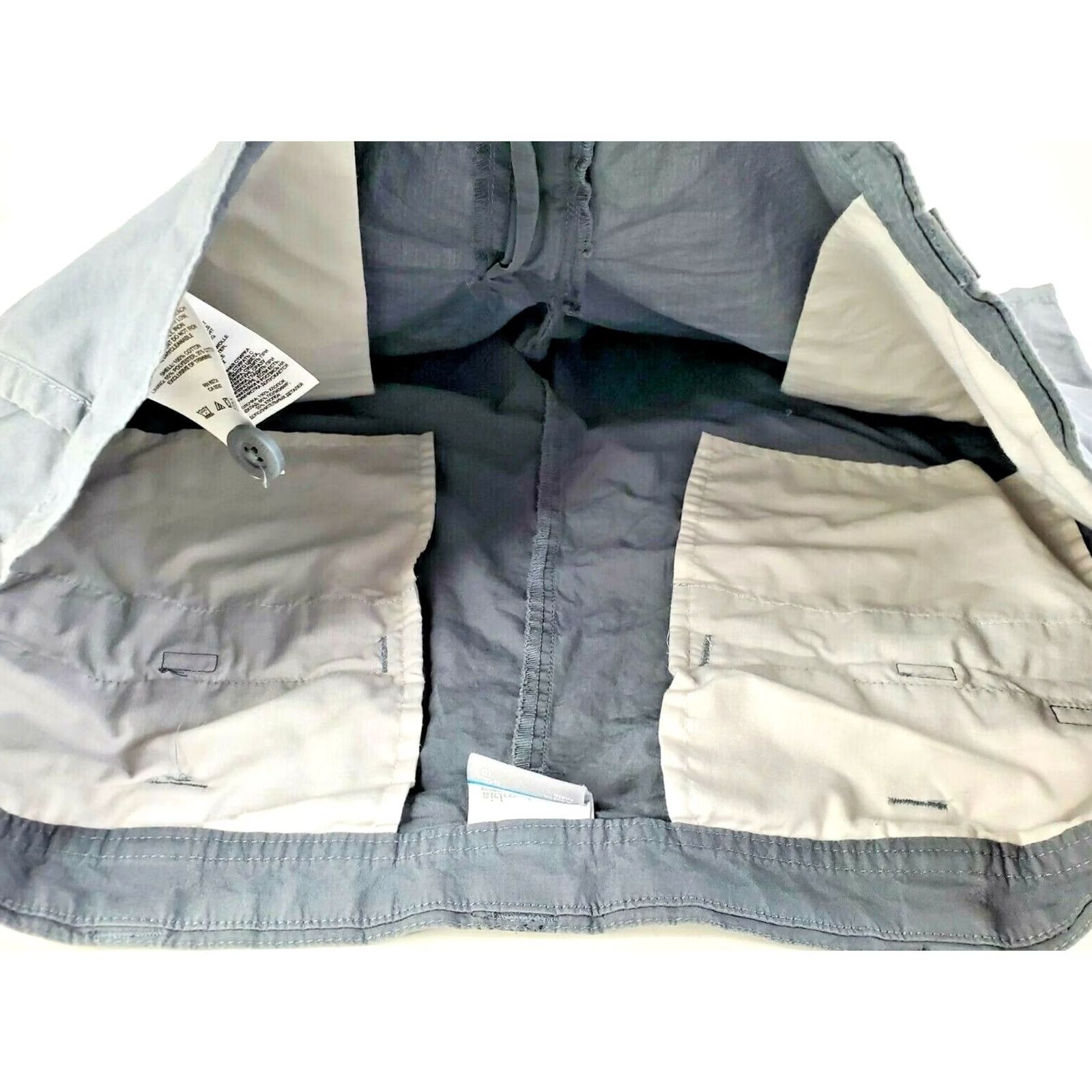 Vintage Columbia Chino Golf Shorts Men 40 (9" Inseam) Gray Pockets Outdoor Casual Muscled Regular (XXL) Size US 40 / EU 56 - 6 Thumbnail