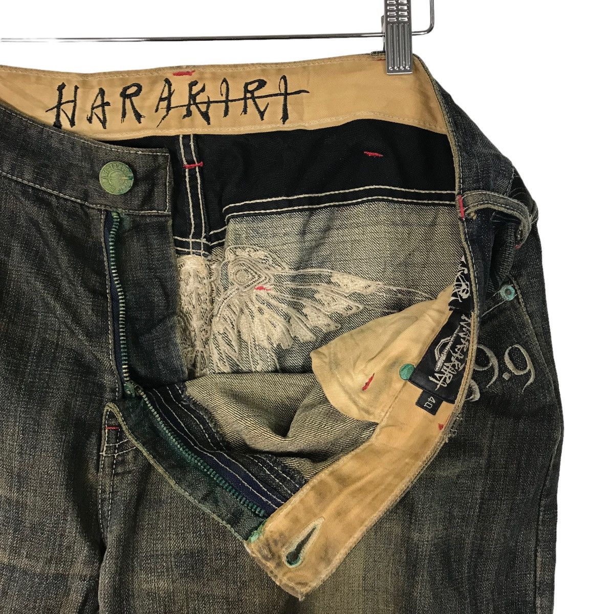Japanese Brand HARAKIRI JAPANESE DENIM Size US 35 - 12 Thumbnail