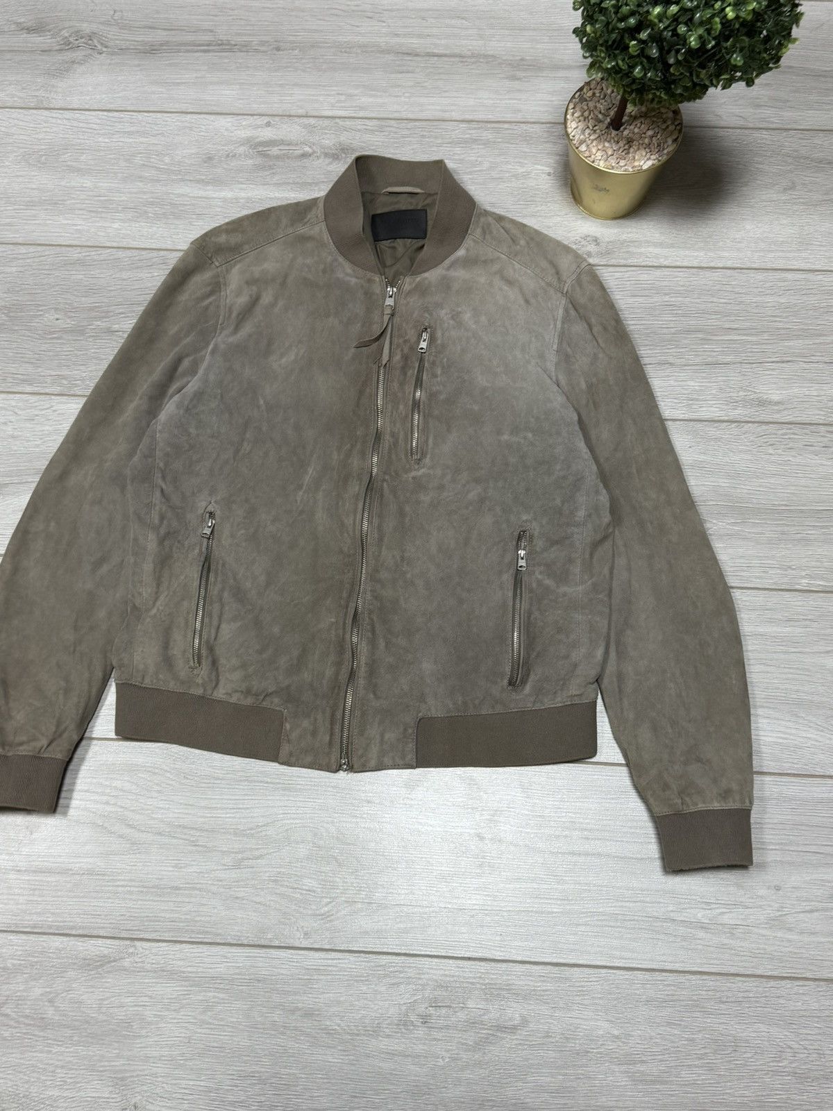 Allsaints Allsaints Kemble suede bomber leather jacket zip Size US XXL / EU 58 / 5 - 2 Thumbnail