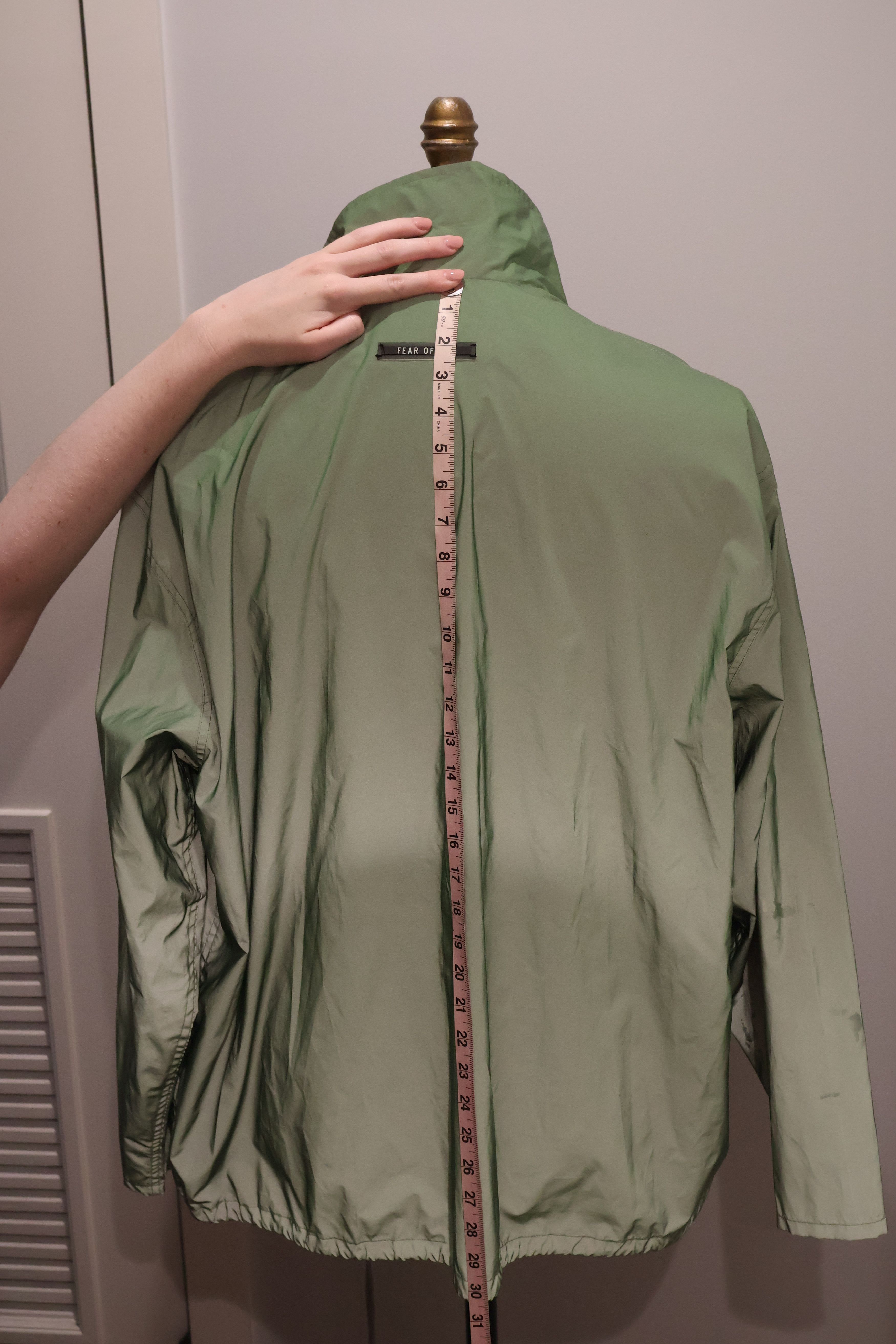 Fear of God Fear of God iridescent green nylon windbreaker - mens Medium Size US M / EU 48-50 / 2 - 7 Thumbnail