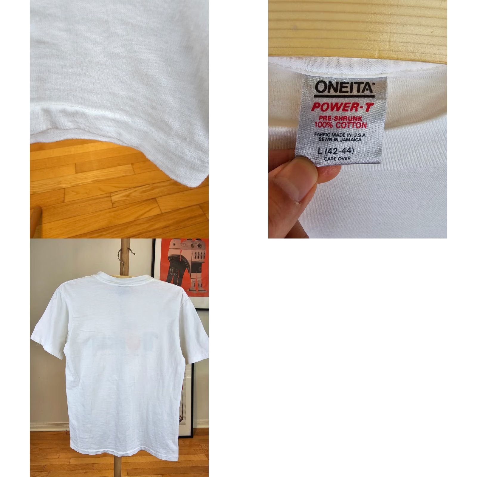 Vintage VINTAGE 90's TROPICANA ORANGE JUICE SINGLE STITCH 100% COTTON T-SHIRT SZ LARGE Size US L / EU 52-54 / 3 - 8 Thumbnail