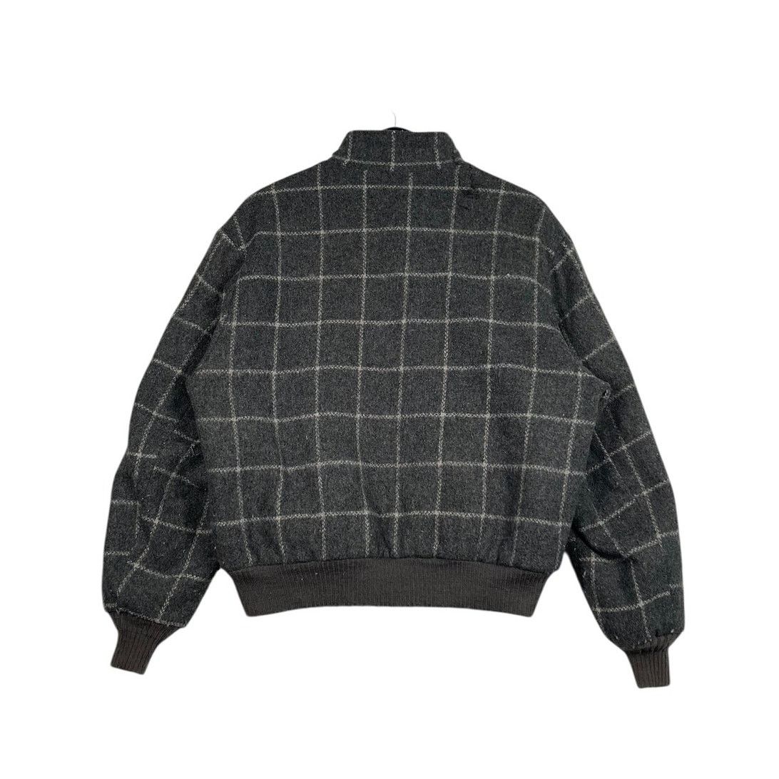 Vintage The Fox Collection Plaid Bomber Jacket Large Bombers