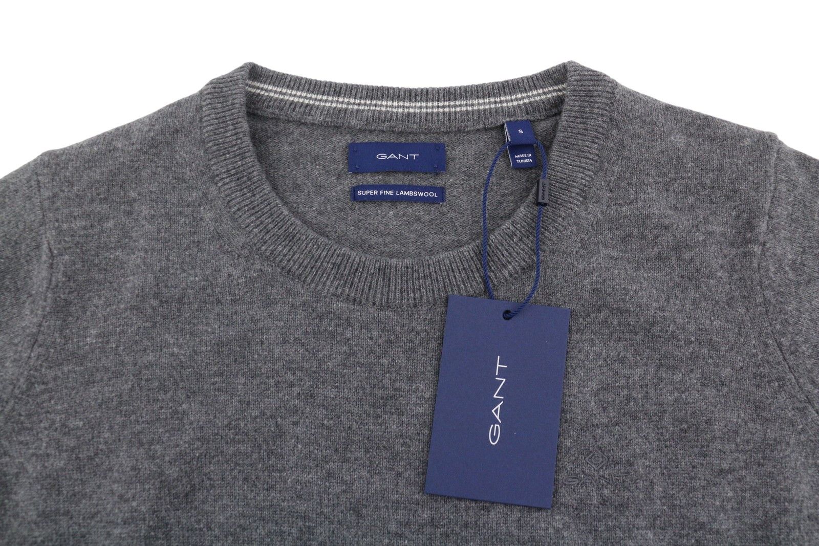 Gant SUPERFINE LAMBSWOOL C-NECK S Dark Grey Melange 88103 Size S / US 4 / IT 40 - 5 Thumbnail