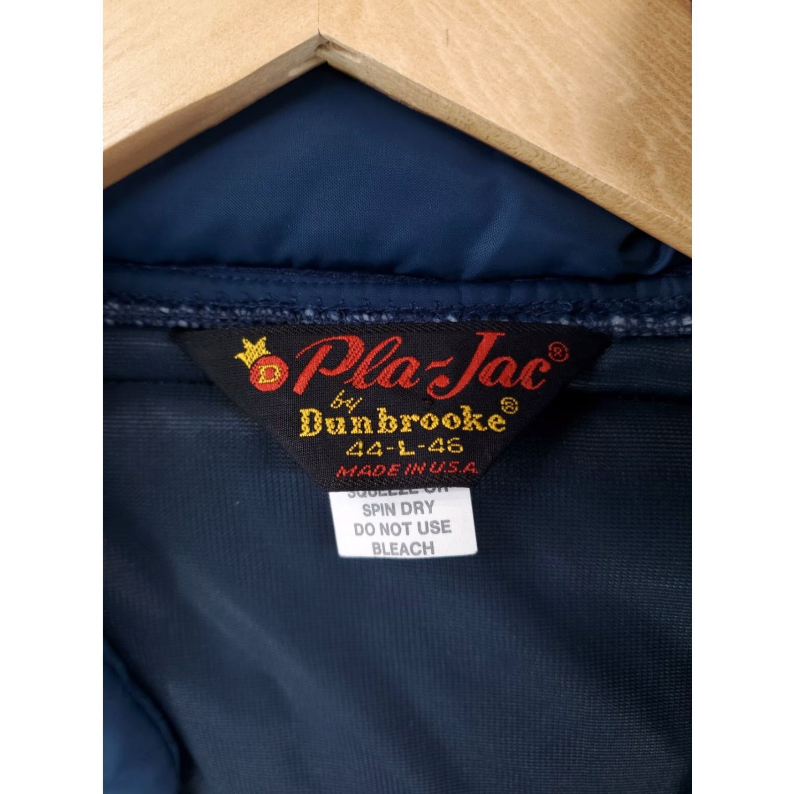 Dunbrooke VINTAGE Dunbrooke Pla-Jac Puffer Jacket Blue Made USA Mens L Size US L / EU 52-54 / 3 - 3 Thumbnail