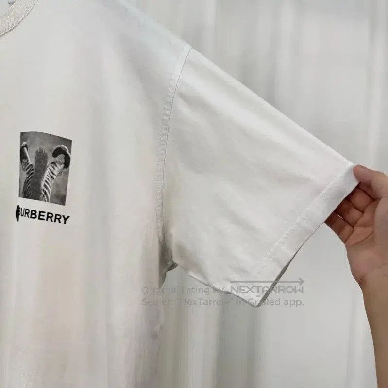 Burberry Burberry Summer Logo Printed White T-Shirt. Size US S / EU 44-46 / 1 - 4 Thumbnail