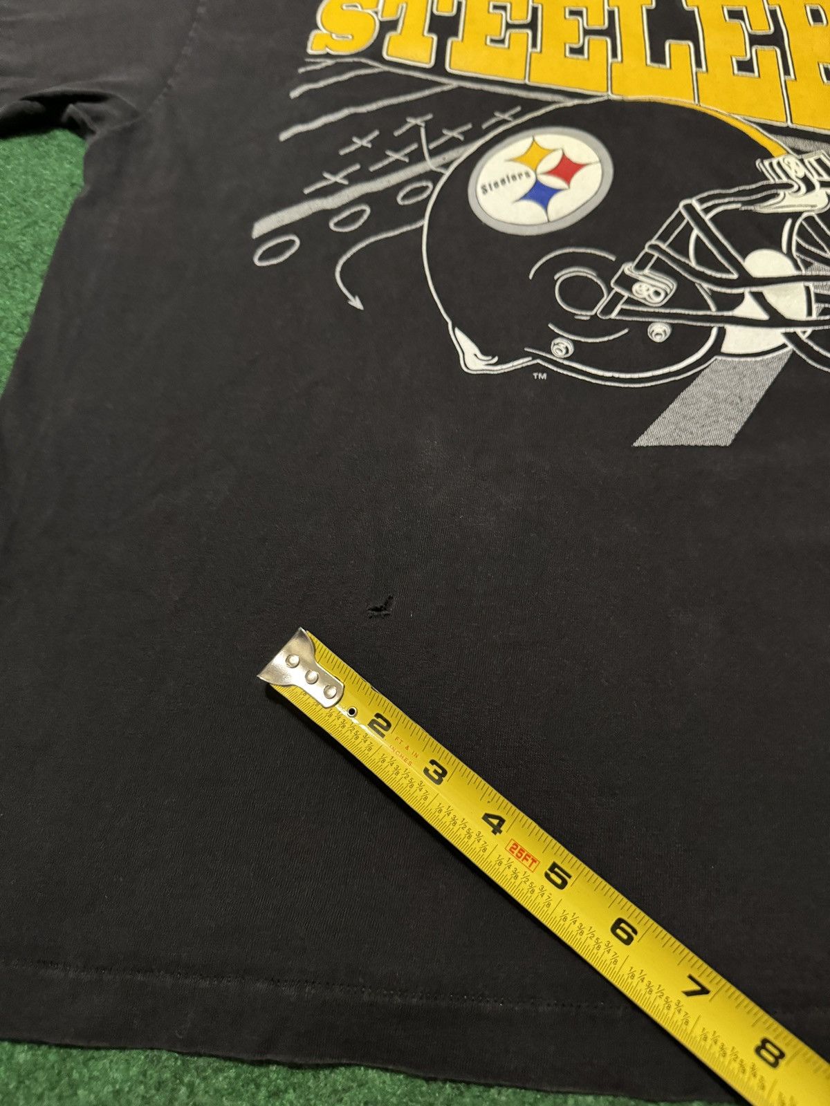 NFL × Vintage Vintage 90s Pittsburgh Steelers Retro Big Graphic T Shirt Size US XL / EU 56 / 4 - 7 Thumbnail