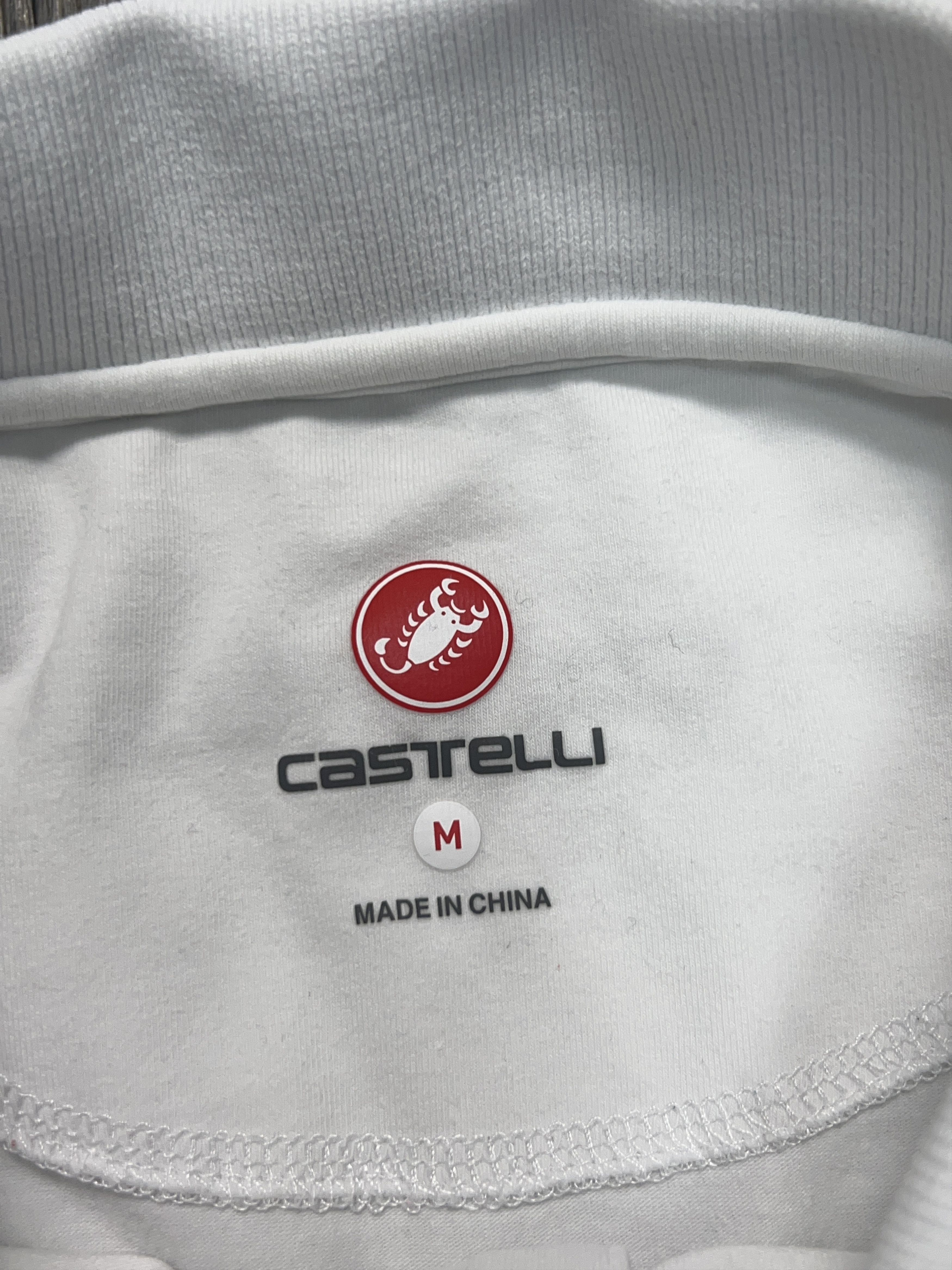 Other Mens Castelli Classic Cotton Polo T Shirt Tee Cycling Brand Size US M / EU 48-50 / 2 - 3 Thumbnail