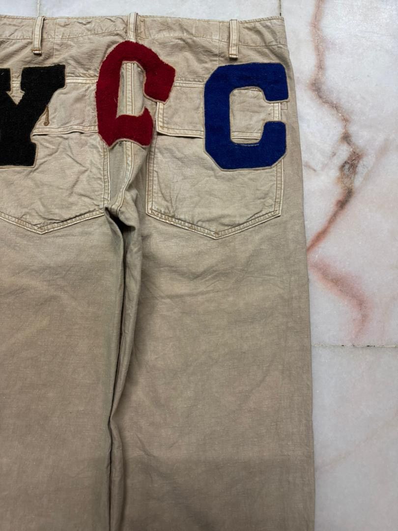 Vintage 💥 Go To Hollywood Baker Pants 90s Sick Faded Y C C Logo Size US 30 / EU 46 - 16 Thumbnail