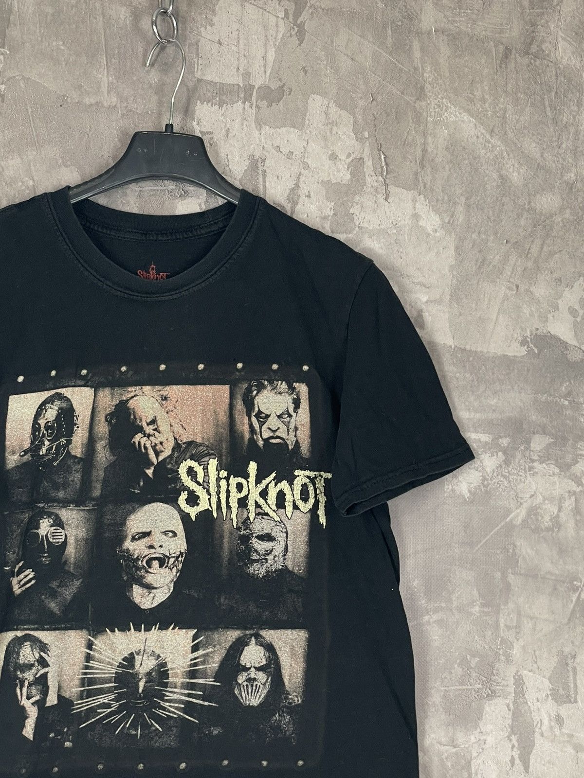 Band Tees × Slipknot × Vintage Slipknot band vintage distressed Punk logo t-shirt 00s Size US M / EU 48-50 / 2 - 4 Thumbnail