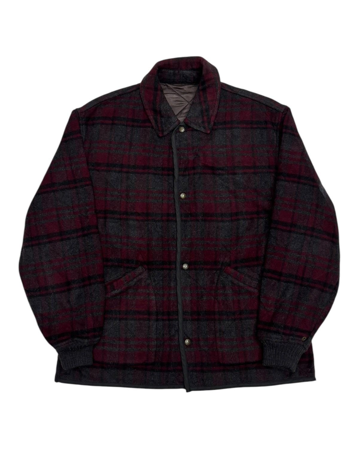 Alfred Dunhill 🔥VINTAGE ALFRED DUNHILL PLAID WOOL BOMBER JACKET Size US M / EU 48-50 / 2 - 2 Thumbnail