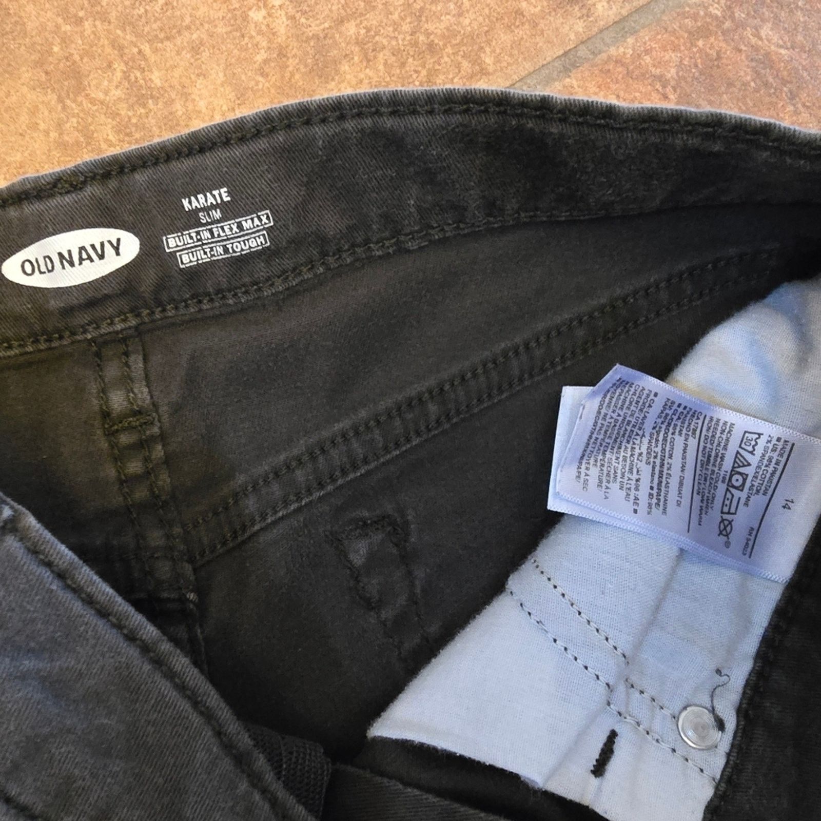 Old Navy Black Denim | OLD NAVY | Karate Slim Jean Size 36" / US 14 / IT 50 - 3 Thumbnail