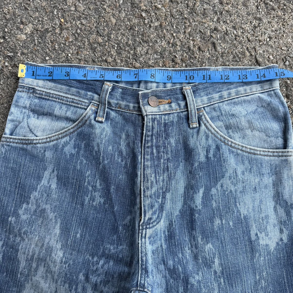 Wrangler Vintage Wrangler Flare Faded Denim Jean Pants Size US 30 / EU 46 - 5 Thumbnail