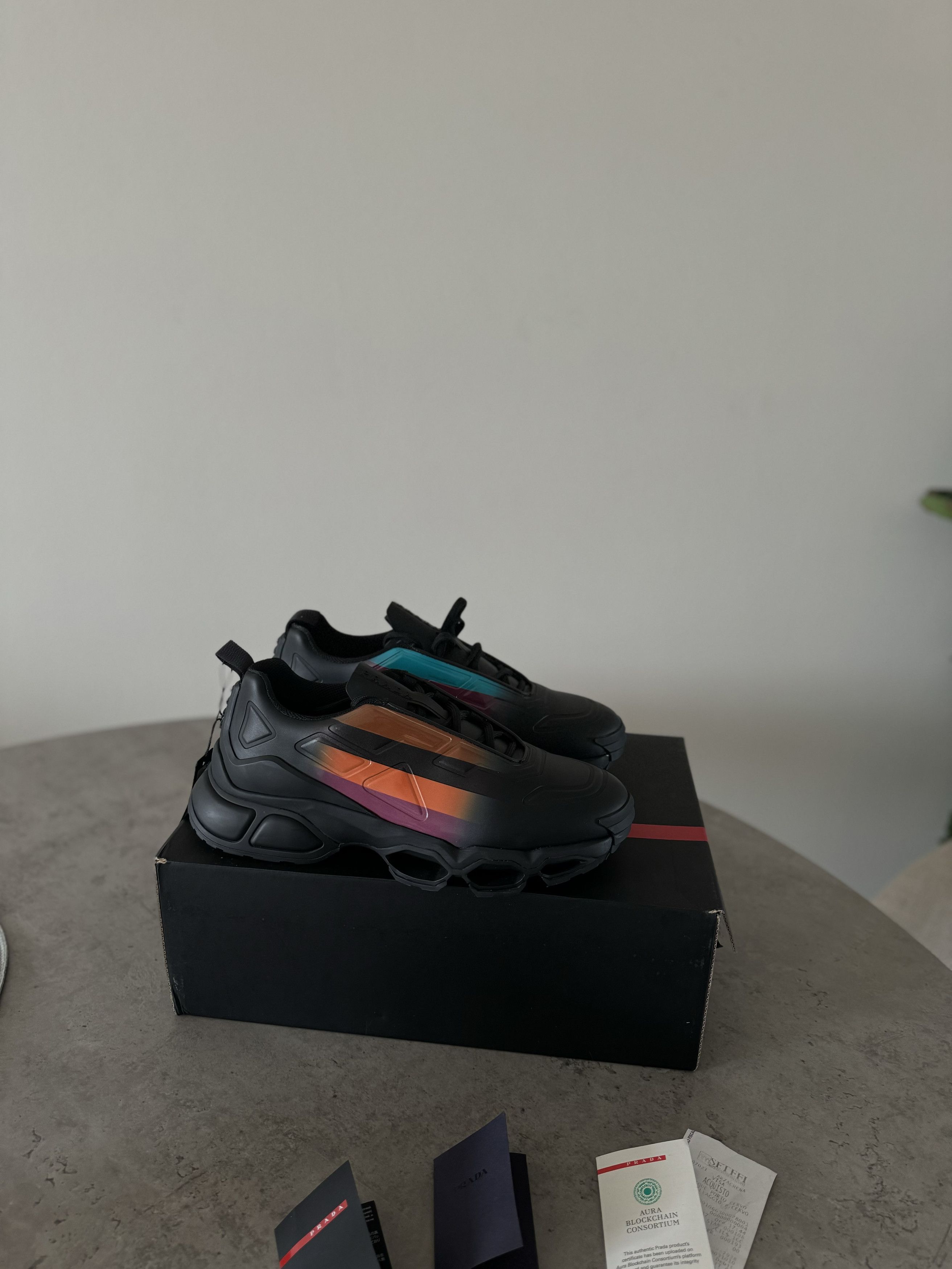 image of Prada Collision Cross Shoes, Men's (Size 8)