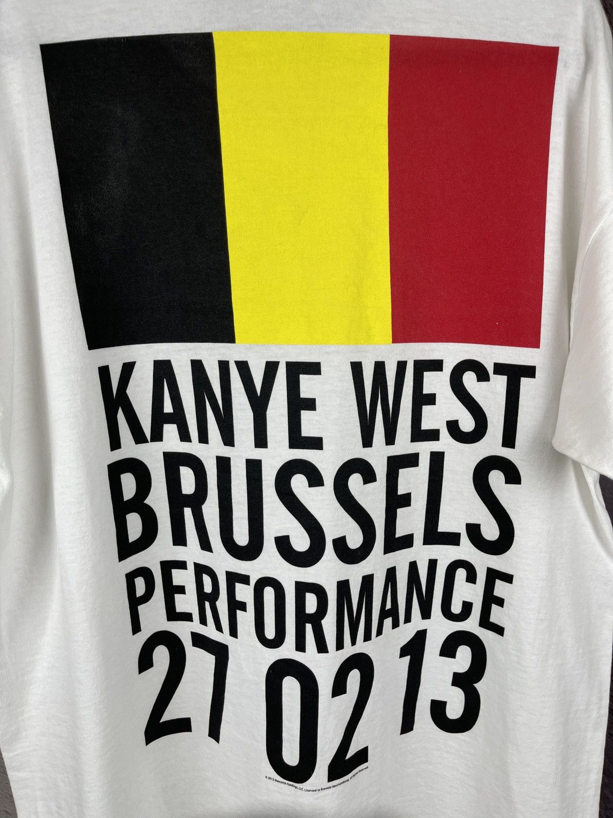 Band Tees × Gildan × Kanye West 2013 Kanye West London Performance 23 02 13 Tour T-shirt Size US XL / EU 56 / 4 - 7 Thumbnail