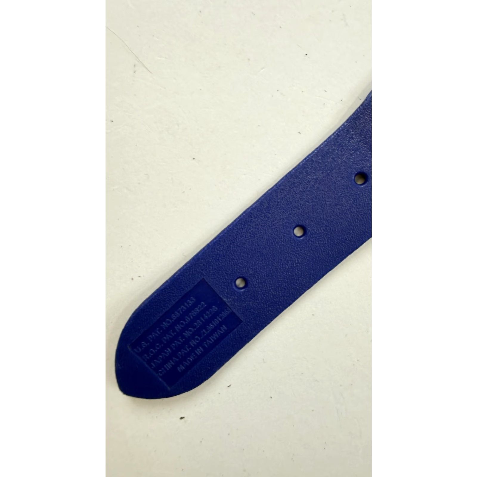 Adidas Adidas Belt Mens One Size Blue White Webbing Adjustable Golf Buckle Size 32 - 4 Thumbnail