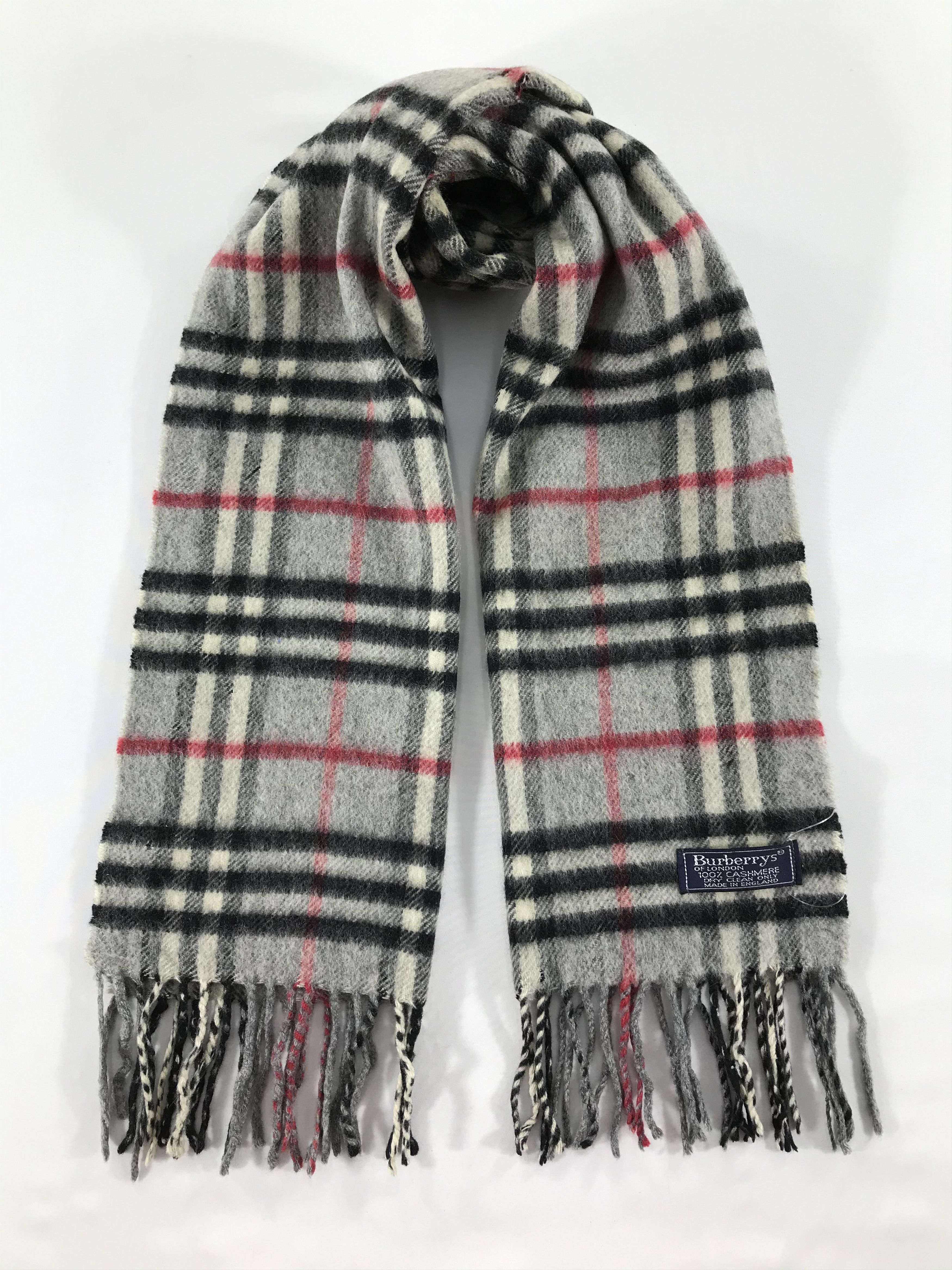 Burberry Vintage Burberry Scarf/Muffler/Neckwear MF1393 Size ONE SIZE - 1 Thumbnail