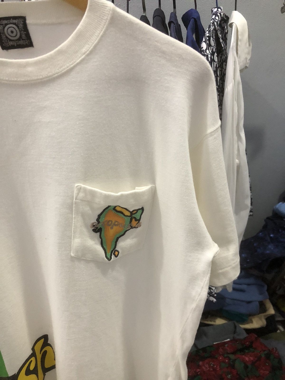 Japanese Brand Octopus Army ‘Push’ Tee – Rare Anti-Drug Streetwear Size US M / EU 48-50 / 2 - 4 Thumbnail