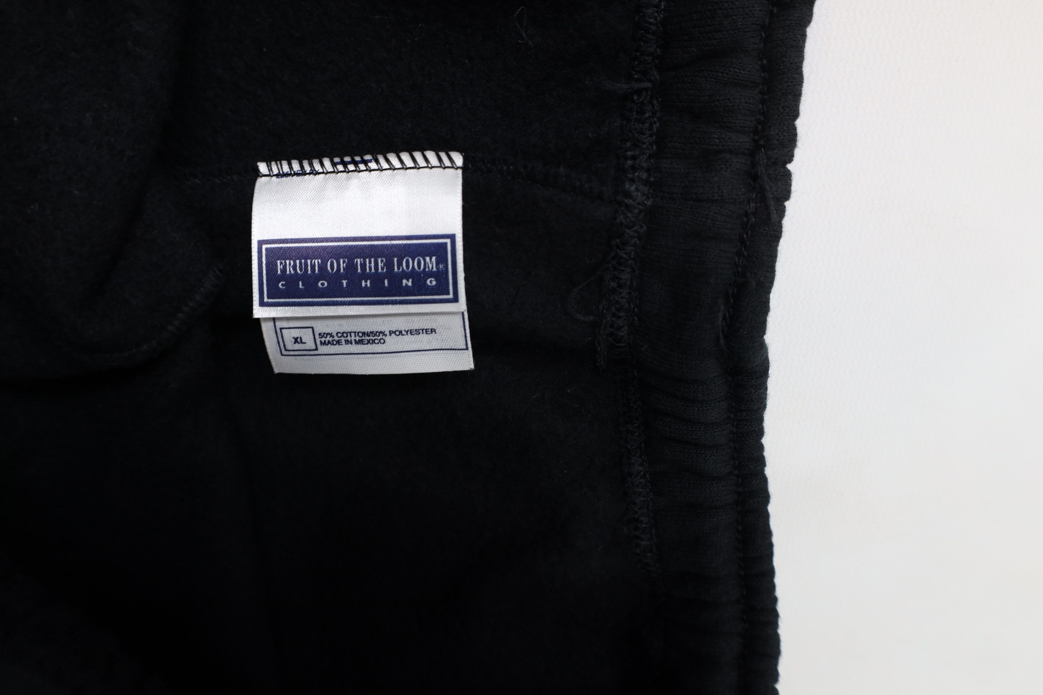 Vintage Vintage 90s Streetwear Heavyweight Sweatpants Joggers Black Size US 38 / EU 54 - 5 Thumbnail