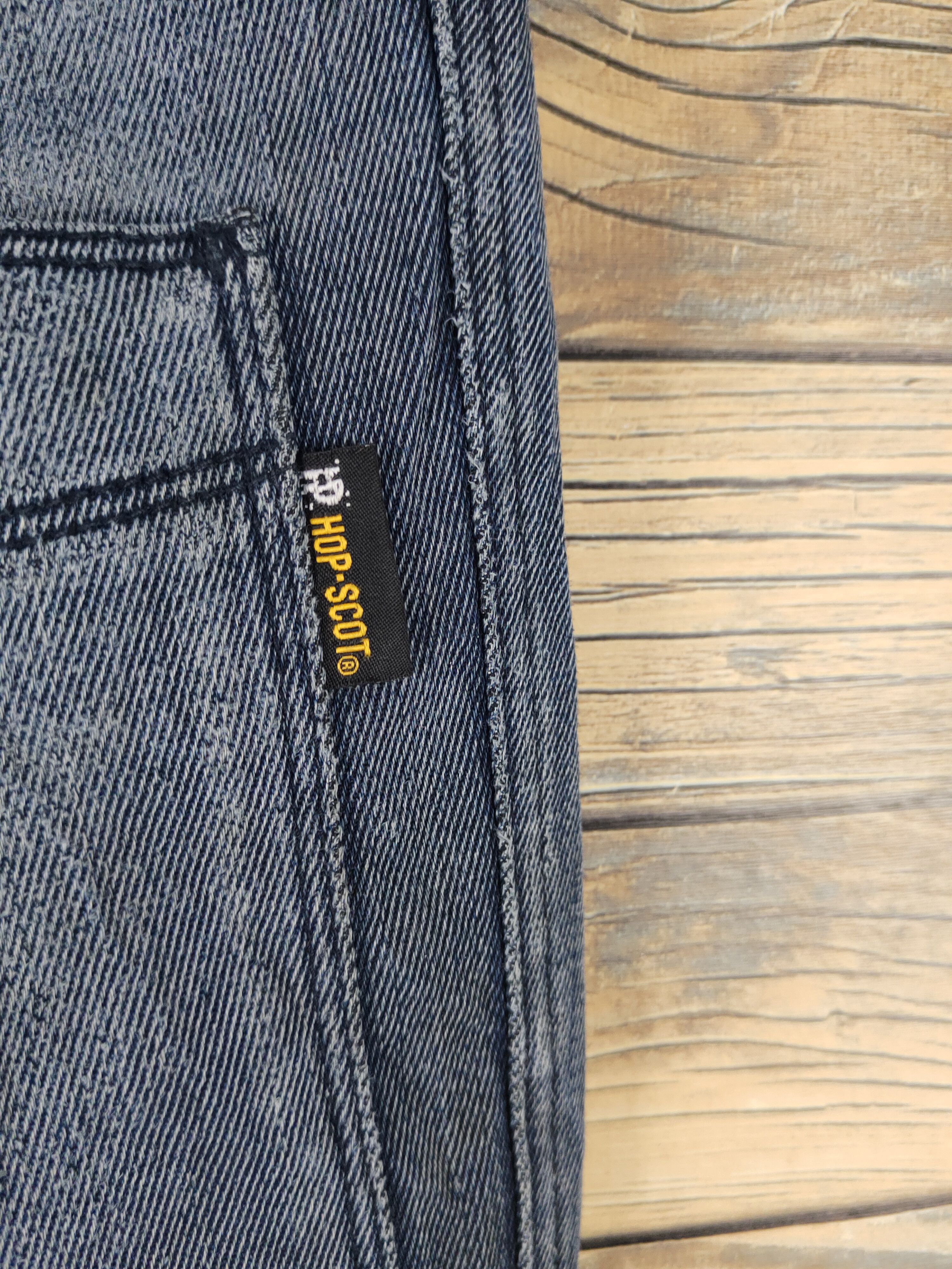 Japanese Brand Hop-Scot Dark Blue Faded Distressed Ripped Jeans #W1983 Size US 30 / EU 46 - 5 Thumbnail