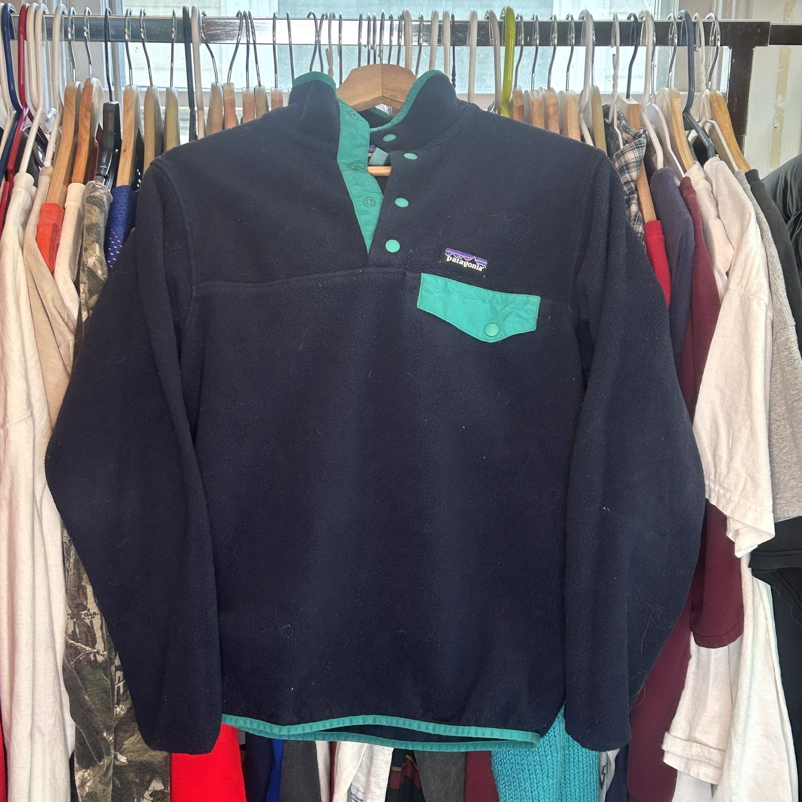 Patagonia Patagonia Synchilla Snap Fleece Blue & Teal Small Size US S / EU 44-46 / 1 - 1 Thumbnail