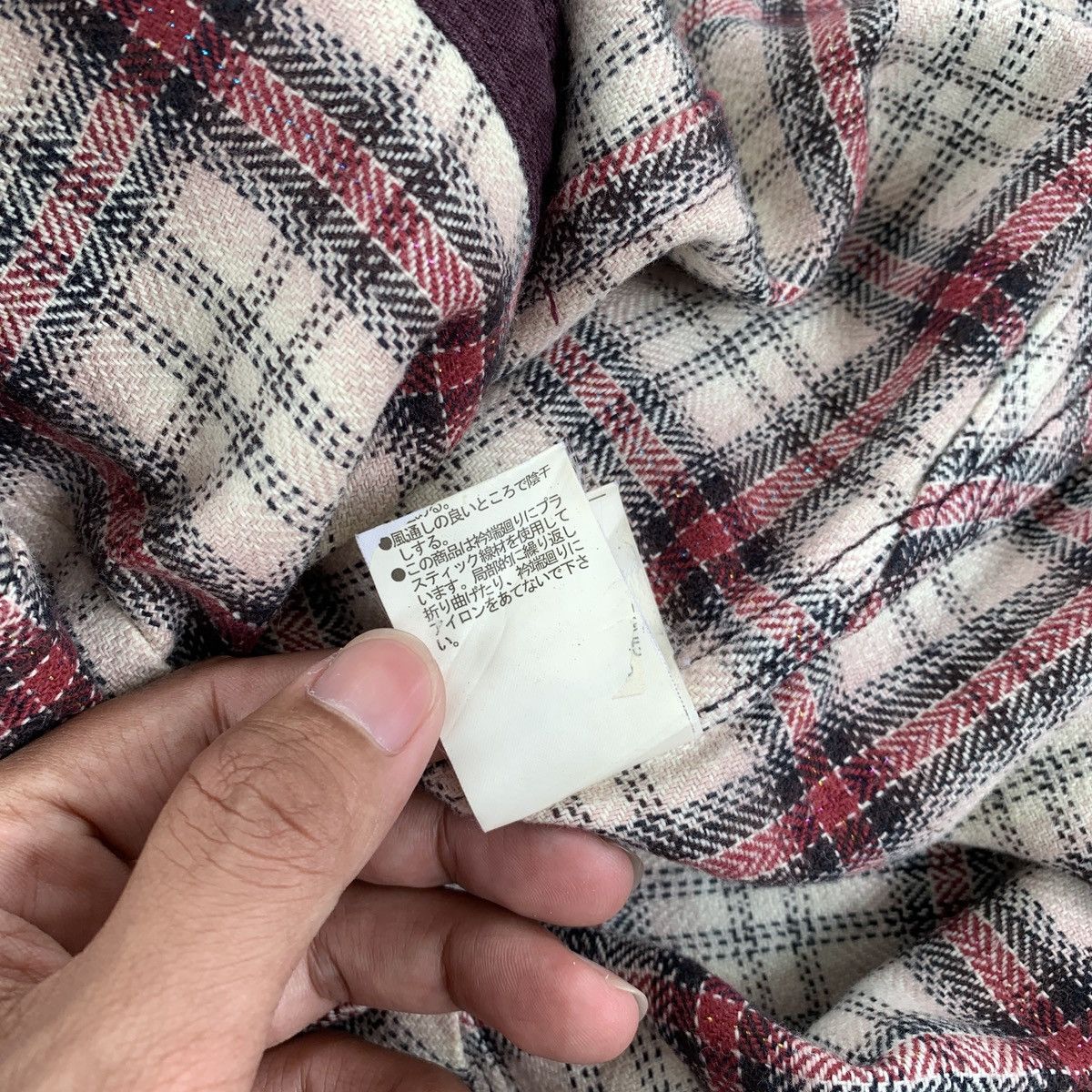 Japanese Brand 2000’s Nicole CFM Western Plaid Flanel Shirt Size US M / EU 48-50 / 2 - 7 Thumbnail