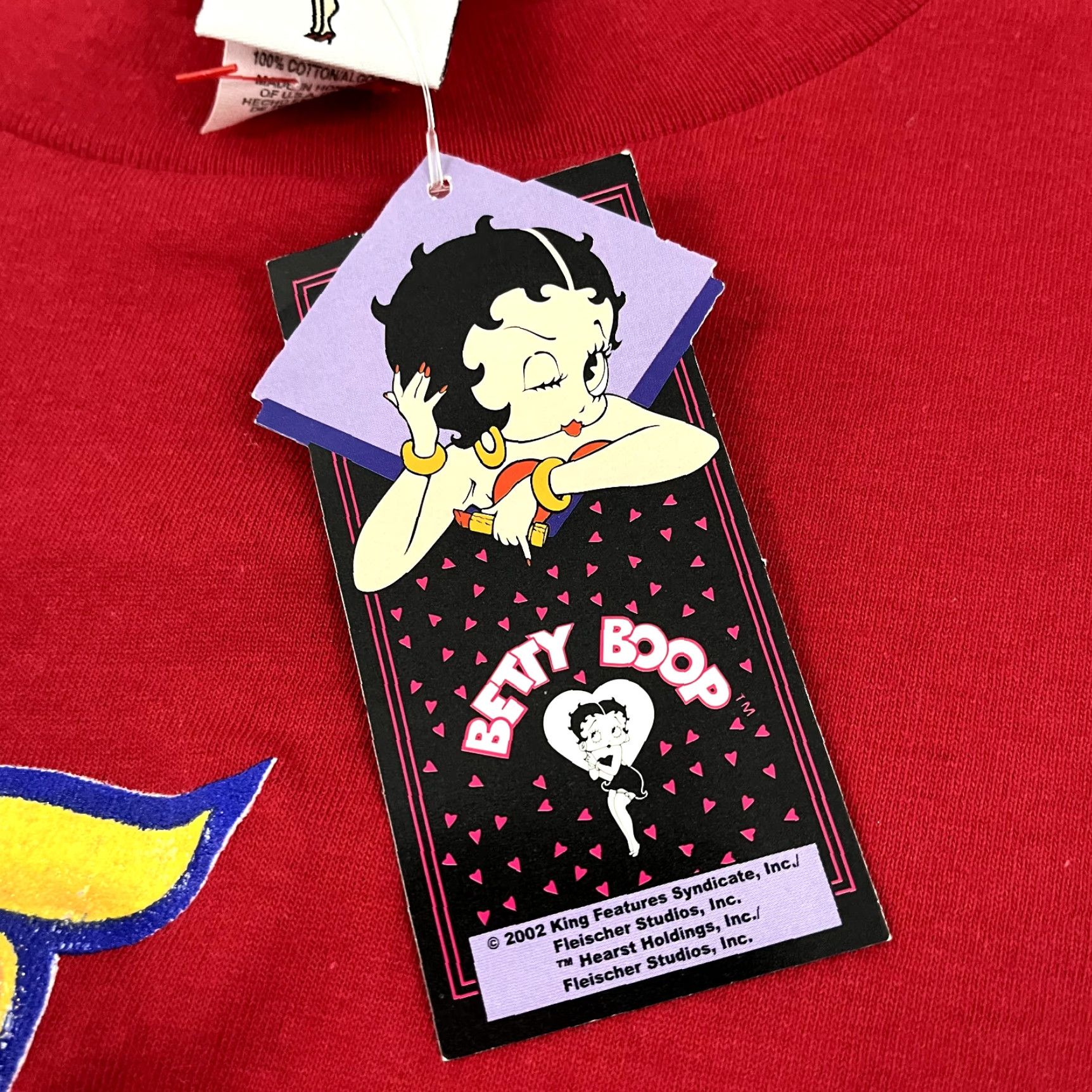 MOTHER VINTAGE Betty Boop Shirt Adult XL Red Hot Mama Mothers Day Motorcycle Graphic T Size US XL / EU 56 / 4 - 3 Thumbnail