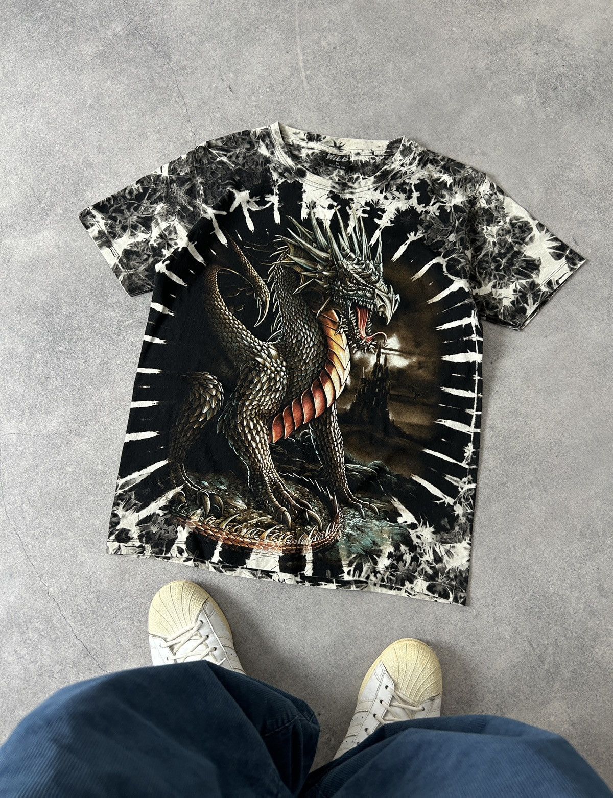 Wild Things Vintage Wild Big logo Dragon shirts mens Size US M / EU 48-50 / 2 - 1 Thumbnail