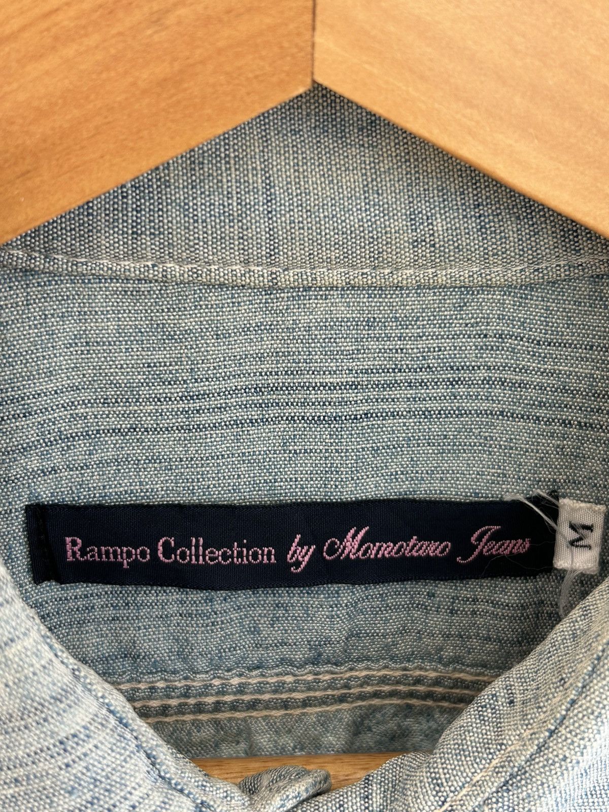 Momotaro Jeans Rampo Collection Sashiko Button Ups Size US M / EU 48-50 / 2 - 6 Thumbnail