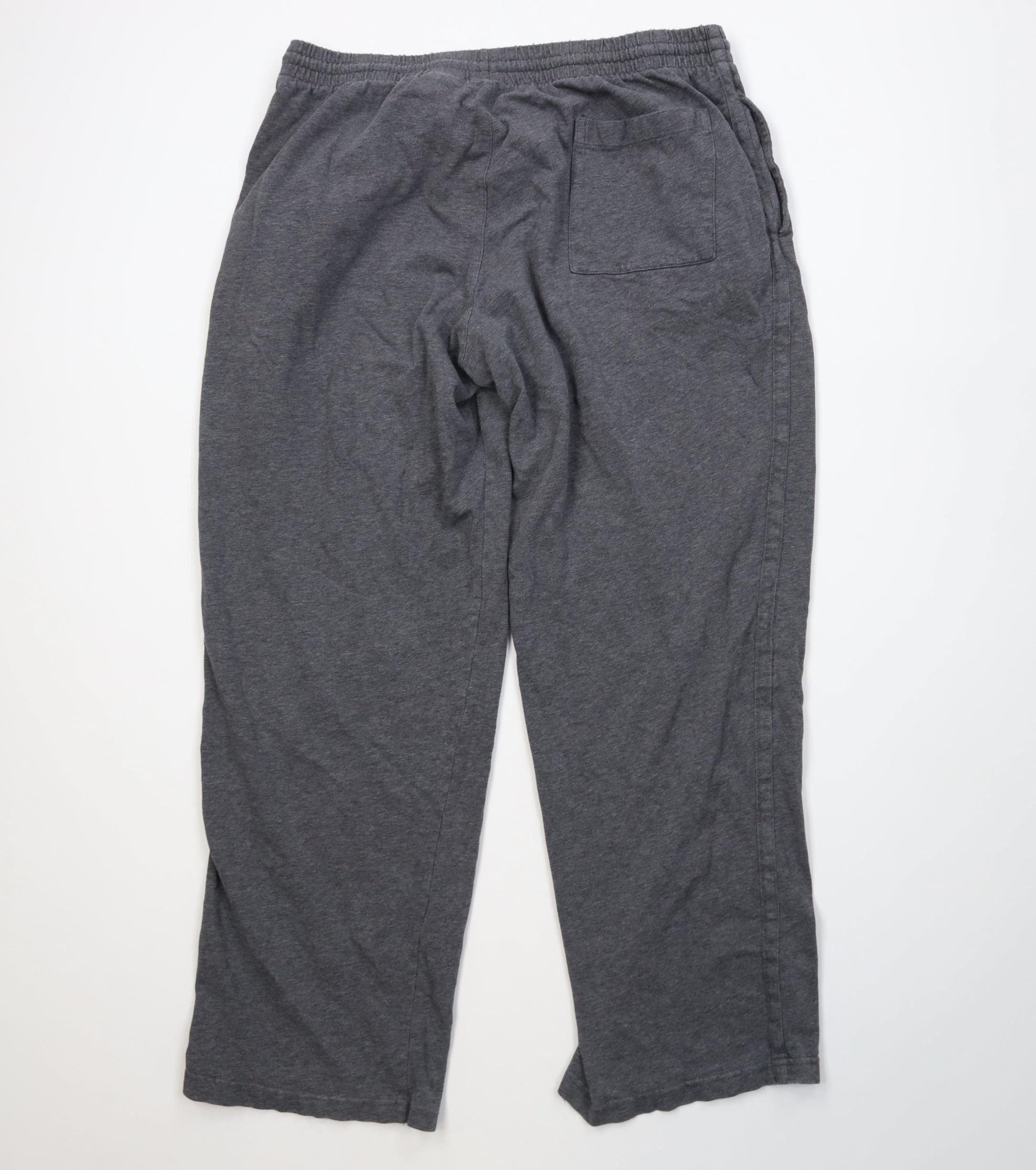 Nike Vintage Y2K Nike Mini Swoosh Cotton Knit Wide Leg Pants Gray Size US 38 / EU 54 - 10 Thumbnail
