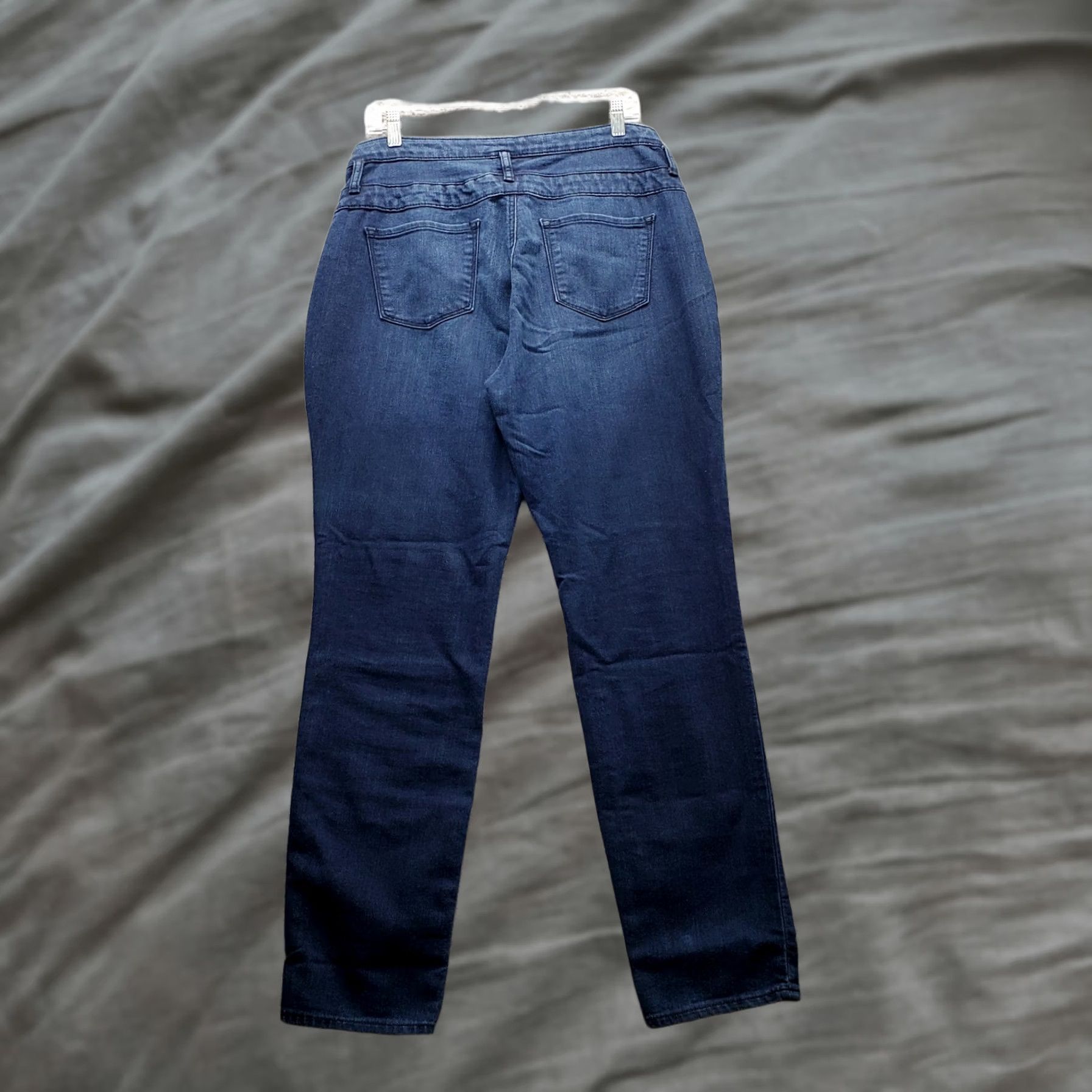 Denime Refuge Womens 14 Blue Denim High-Waist Streetwear Button Fly Jeans Size 36" / US 14 / IT 50 - 1 Thumbnail