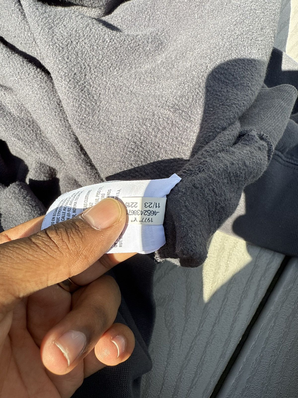American Eagle Outfitters Boxy Cropped Zip-Up Hoodie 🖤 Size US L / EU 52-54 / 3 - 8 Thumbnail