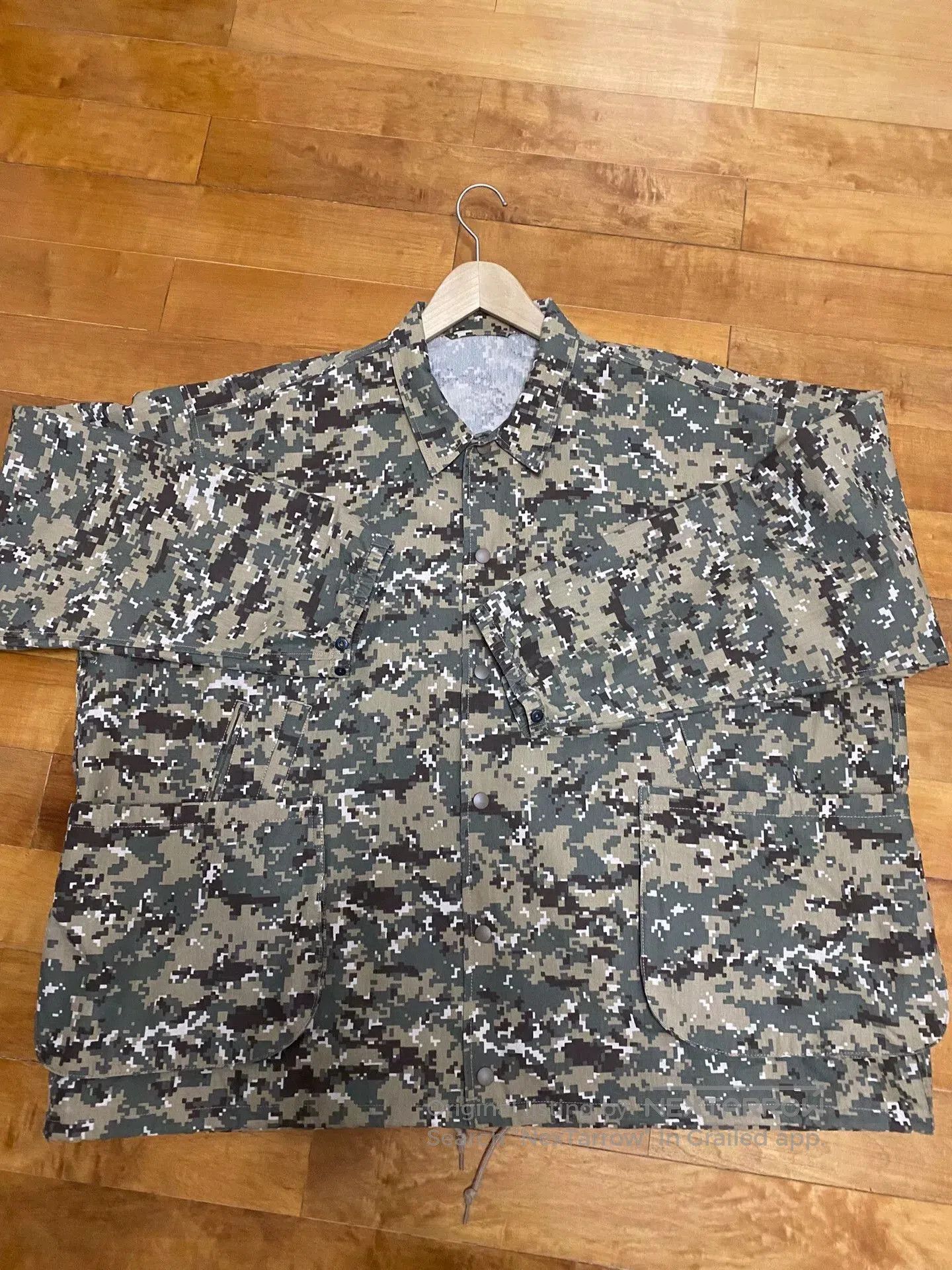 Beams Plus camo military style oversized jacket. Size US L / EU 52-54 / 3 - 2 Thumbnail
