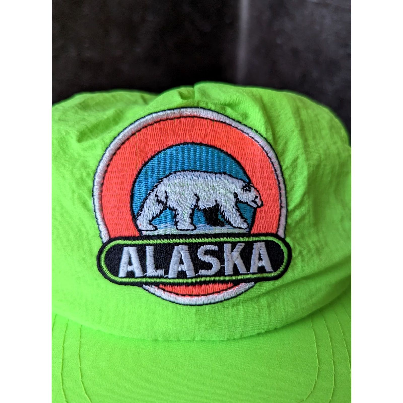 Vintage ACE Alaska Vintage Green Snapback Hat Mens One Size Green Hat Accessories Size ONE SIZE - 2 Thumbnail