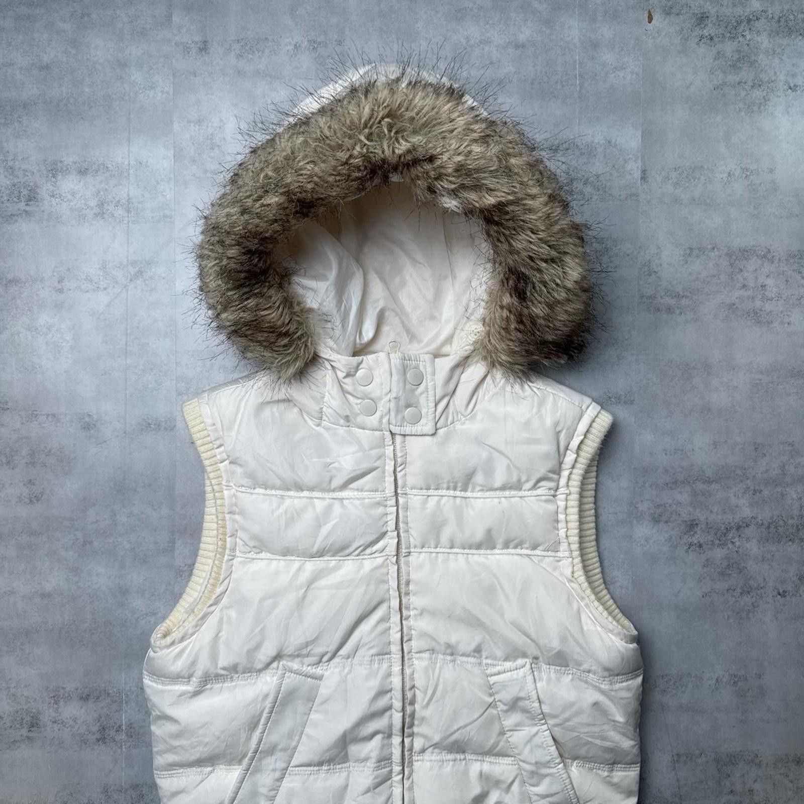 Aeropostale Y2K Aeropostale 00s Vest Sherpa Jacket Size M / US 6-8 / IT 42-44 - 7 Thumbnail