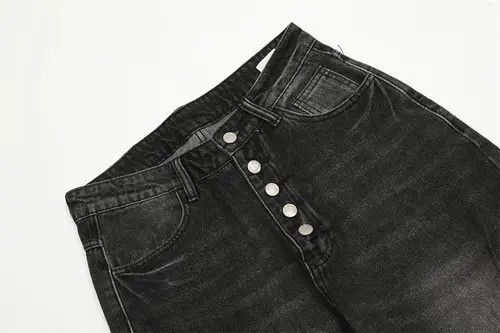 Jean Punk distressed washed distressed loose straight jeans y2k Size US 32 / EU 48 - 4 Thumbnail
