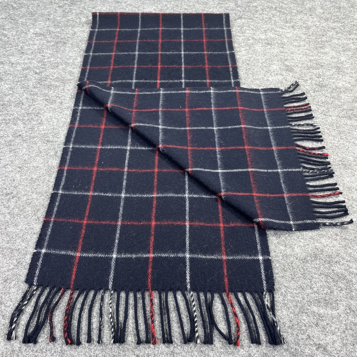 Burberry × Vintage Burberry Scarf / Muffler / Neckwear T019 Size ONE SIZE - 4 Thumbnail