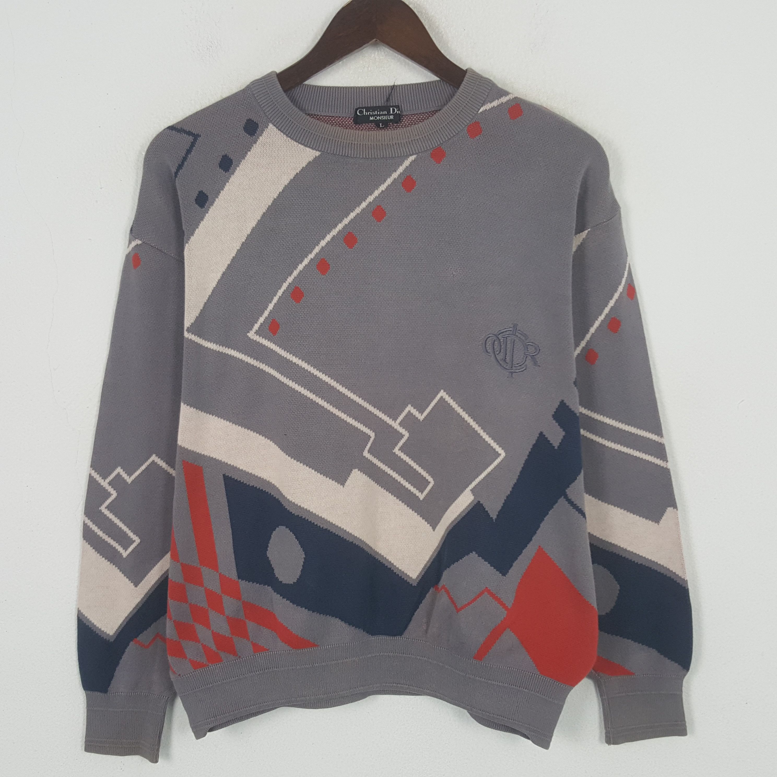 Christian Dior Monsieur Vintage Christian Dior Monsieur Sweatshirt Size US L / EU 52-54 / 3 - 1 Thumbnail