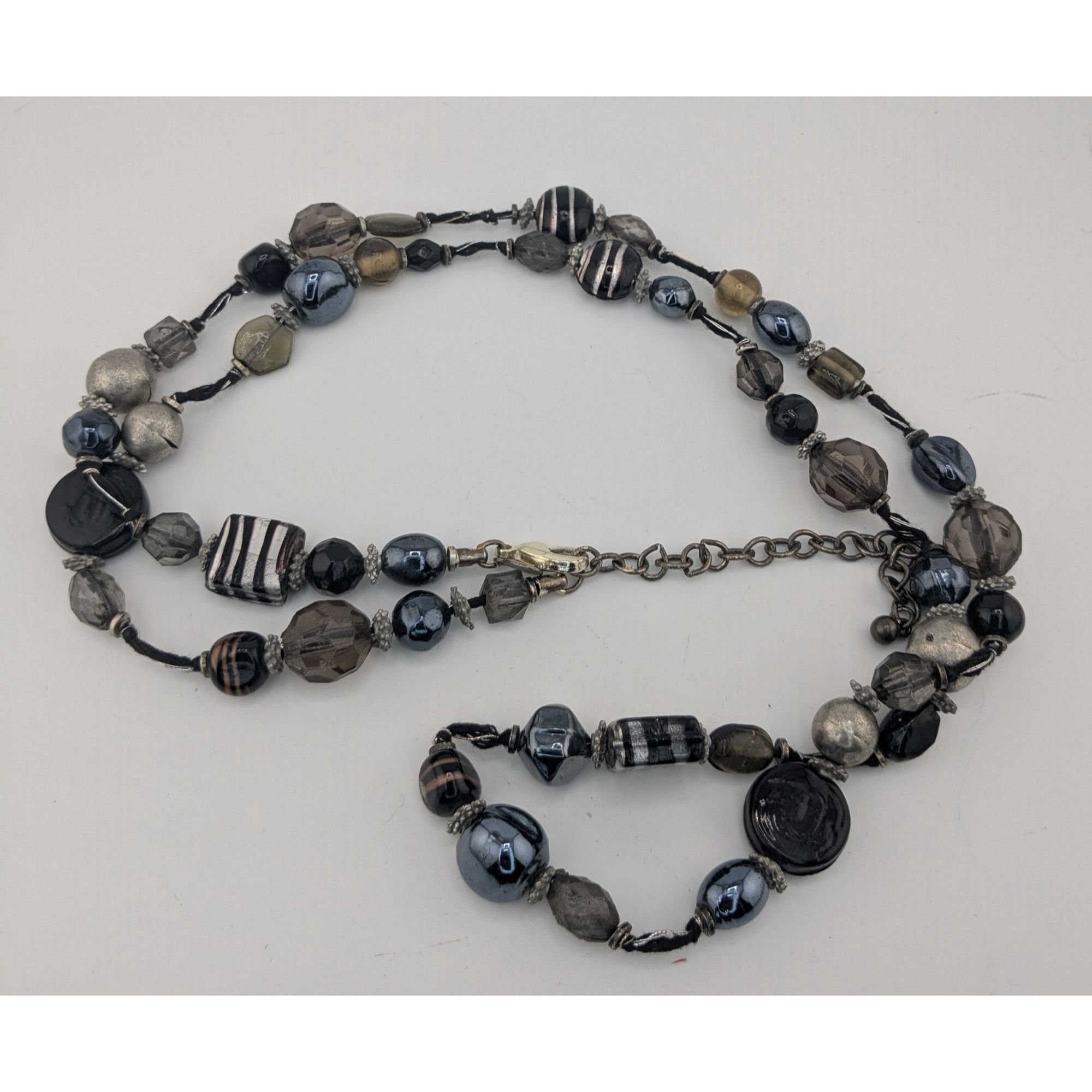 Chicos Chicos Vintage Glass & Metal Statement Opera Necklace Size ONE SIZE - 6 Thumbnail