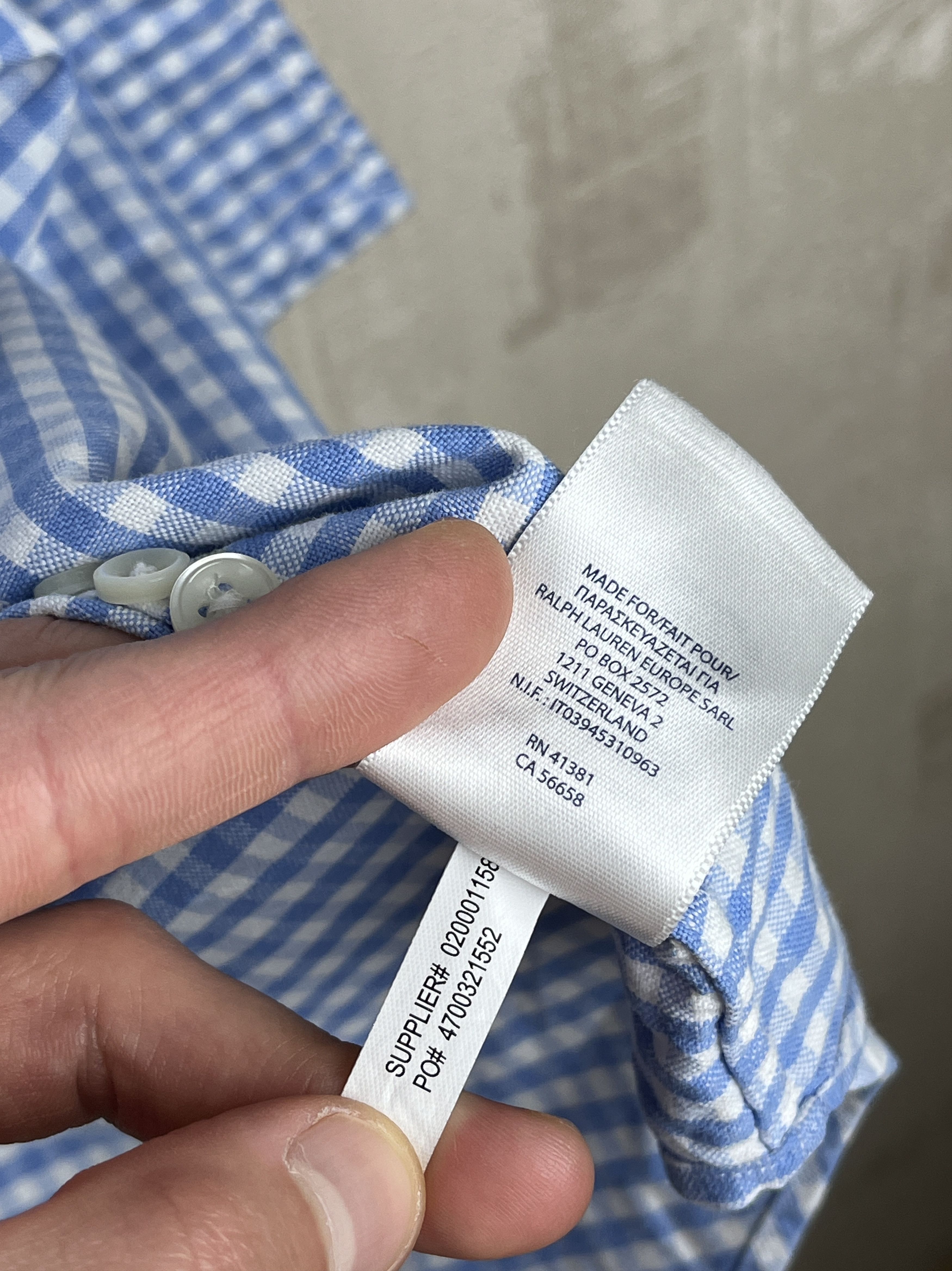 Ralph Lauren Ralph Lauren Check Long Sleeve Shirt Button Down Size US L / EU 52-54 / 3 - 11 Thumbnail