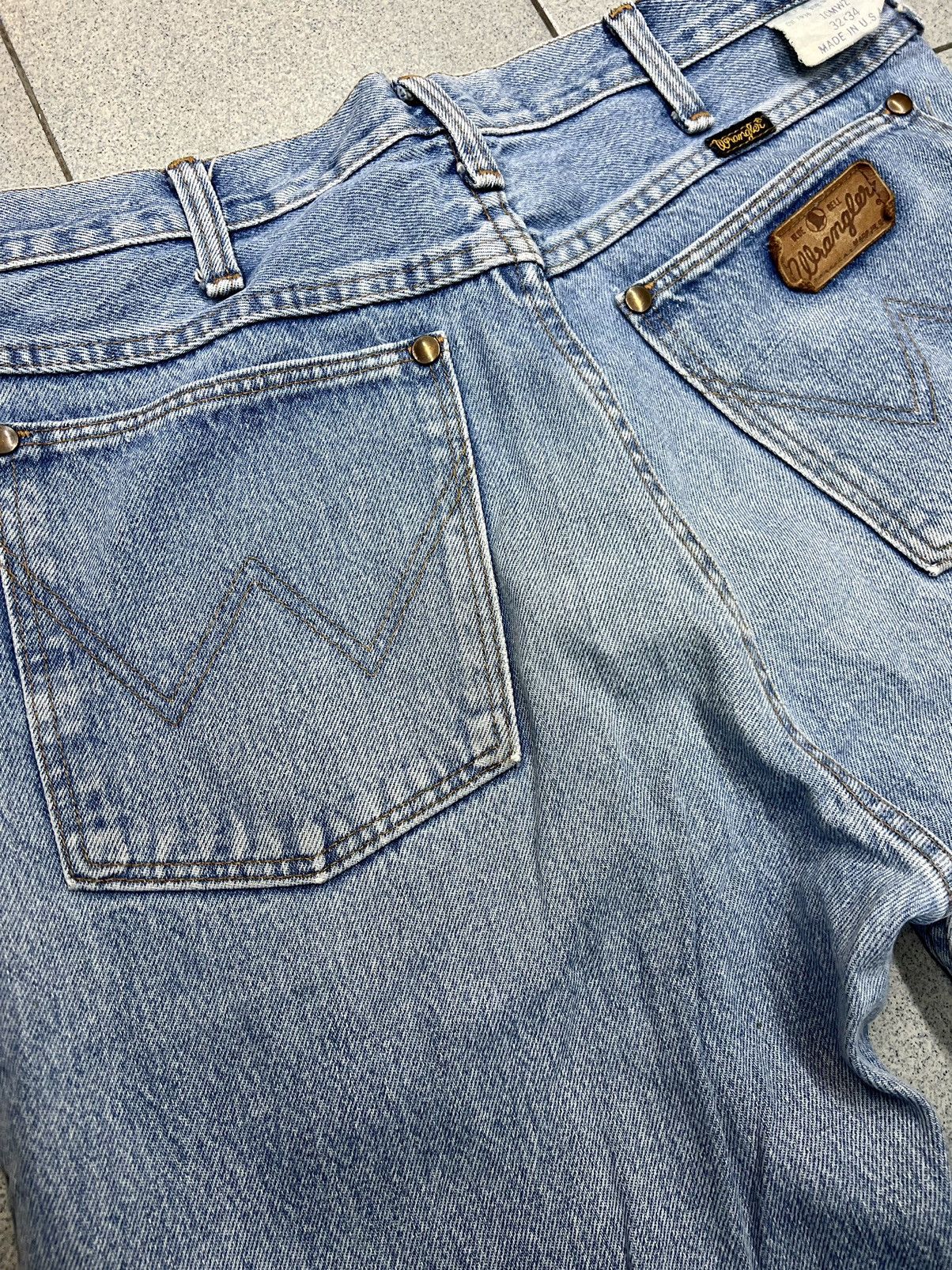 Vintage × Wrangler VINTAGE 40s WRANGLER 10MWZ BLUE BELL DENIM Size US 32 / EU 48 - 17 Thumbnail
