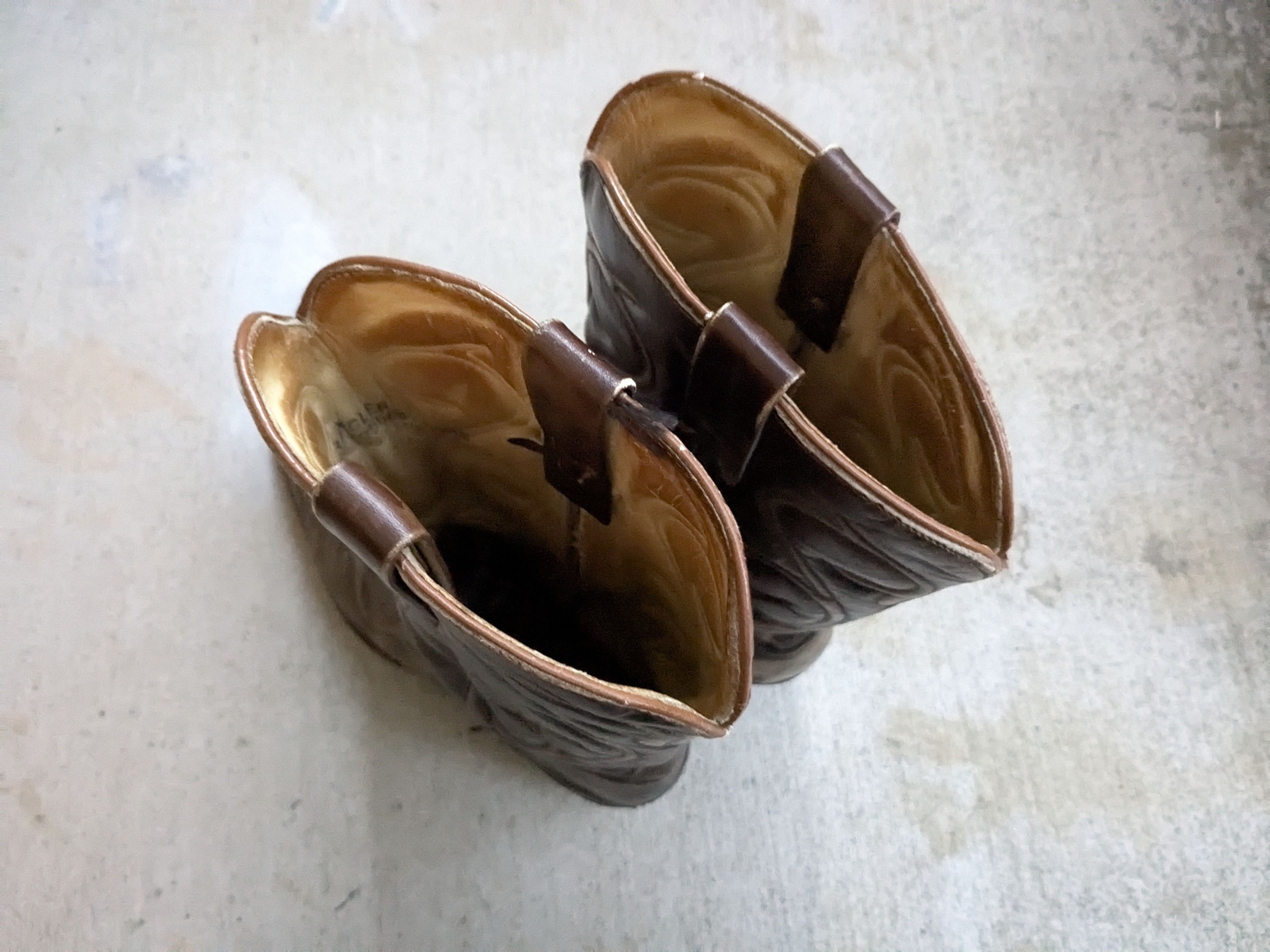 Wrangler Vintage Wrangler Cowboy Boots Brown 9 EE Wide Leather USA Size US 9 / EU 42 - 10 Thumbnail