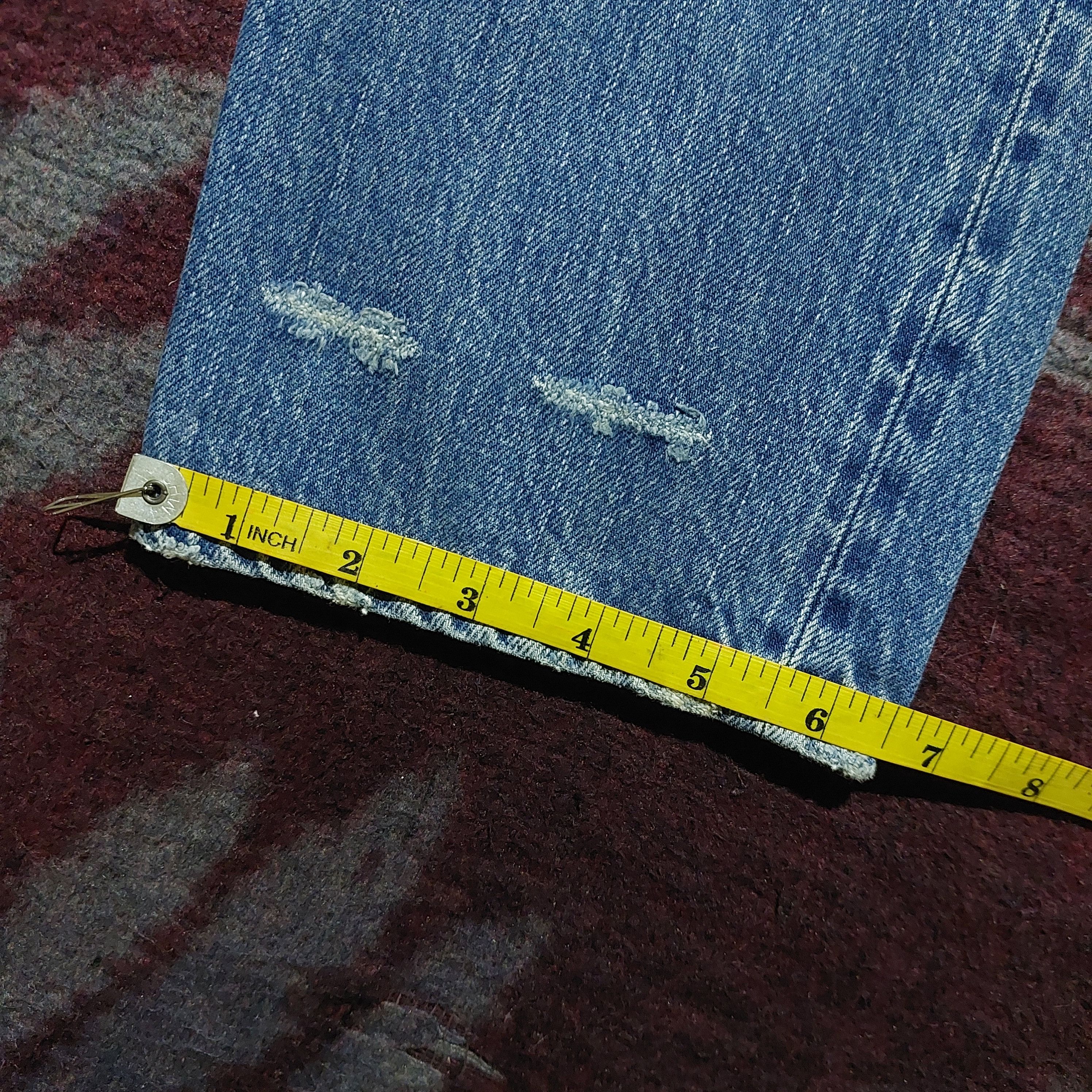 Hysteric Glamour Hysteric Glamour japanese buckle back selvedge blue denim Size US 28 / EU 44 - 18 Thumbnail