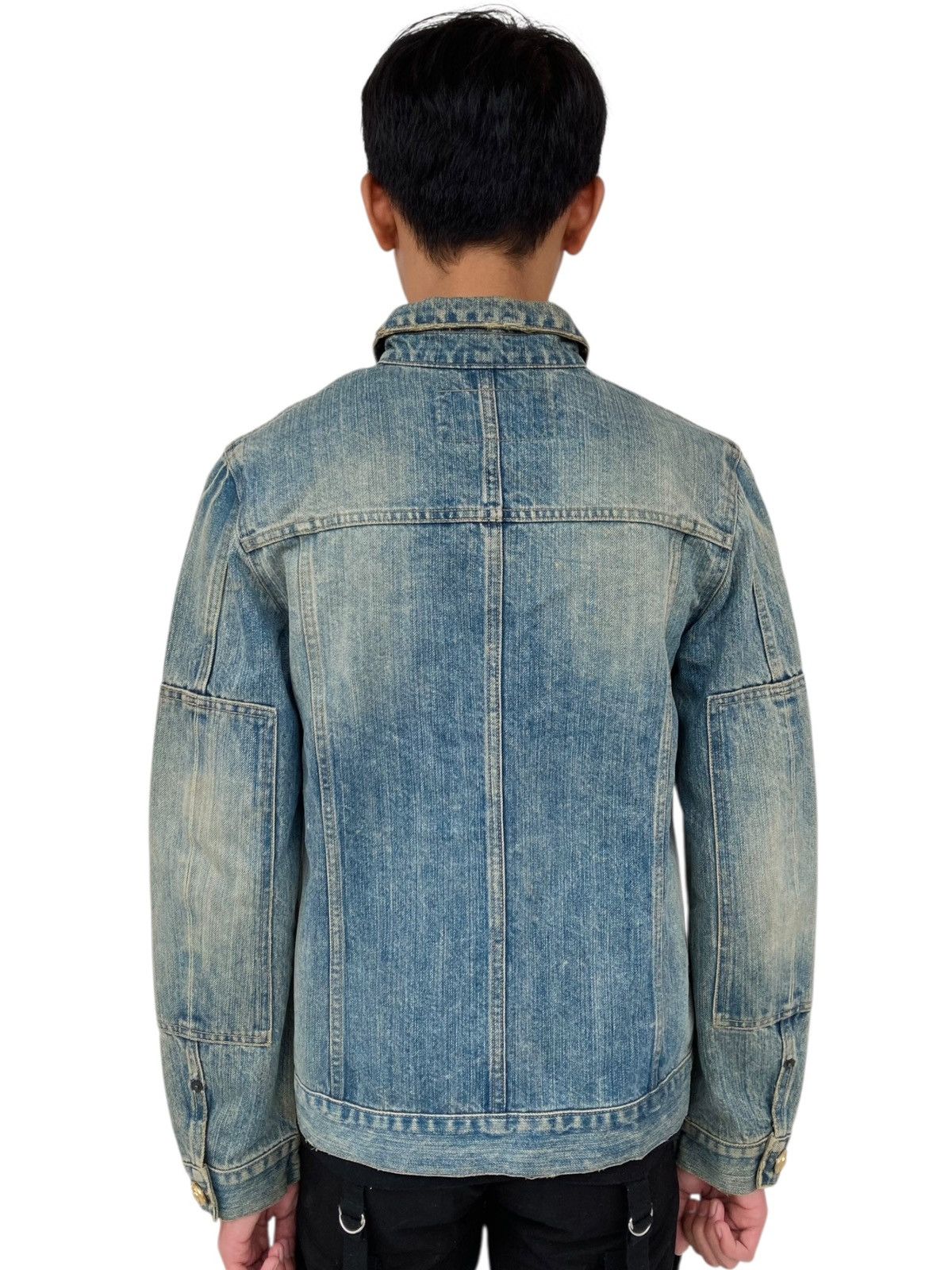 If Six Was Nine 2004 Ossa Mondo - Poseidon Type B1 Mud Wash Denim Size US M / EU 48-50 / 2 - 3 Thumbnail